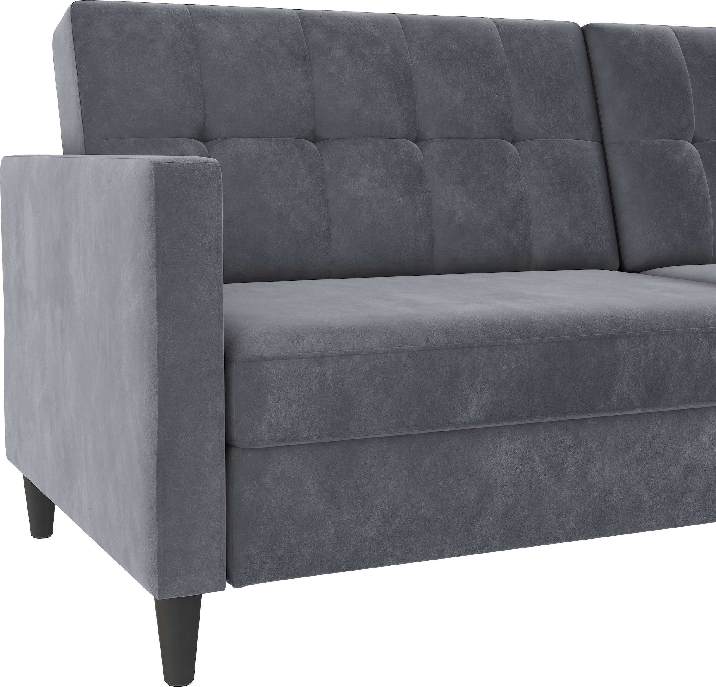 Dorel Home 3-Sitzer »Hartford II« Bettfunktion, Rückenlehne 2-teilig, 3-fach verstellbar, Sitzhöhe 43 cm