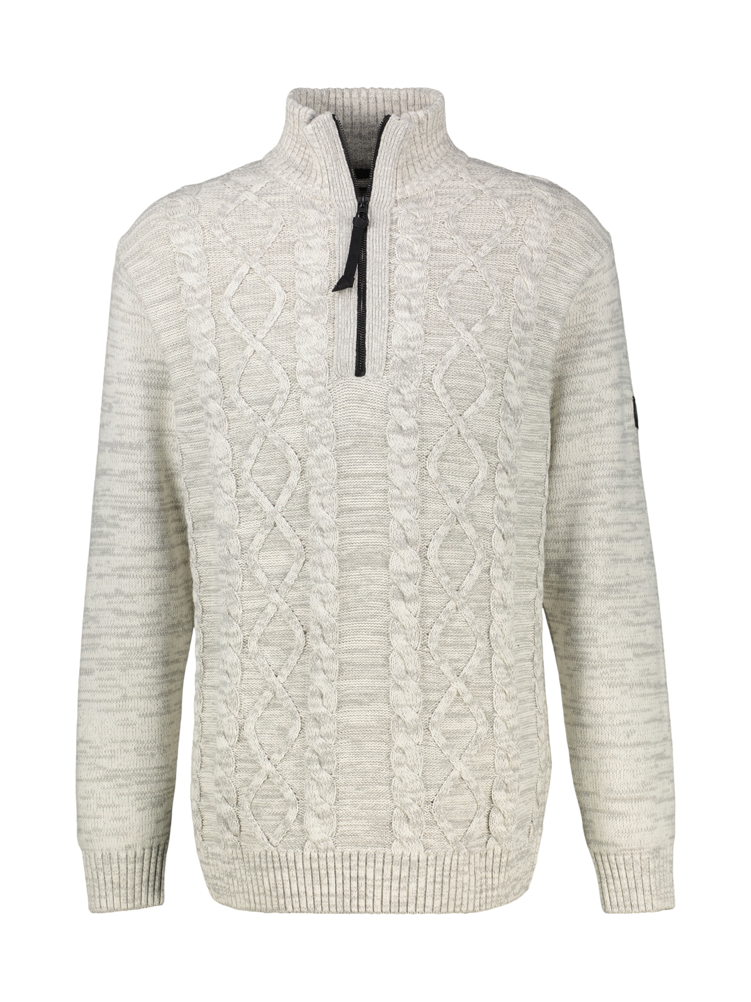 Image of LERROS Sweatshirt "Herren Stricktroyer mit Zopfmuster"