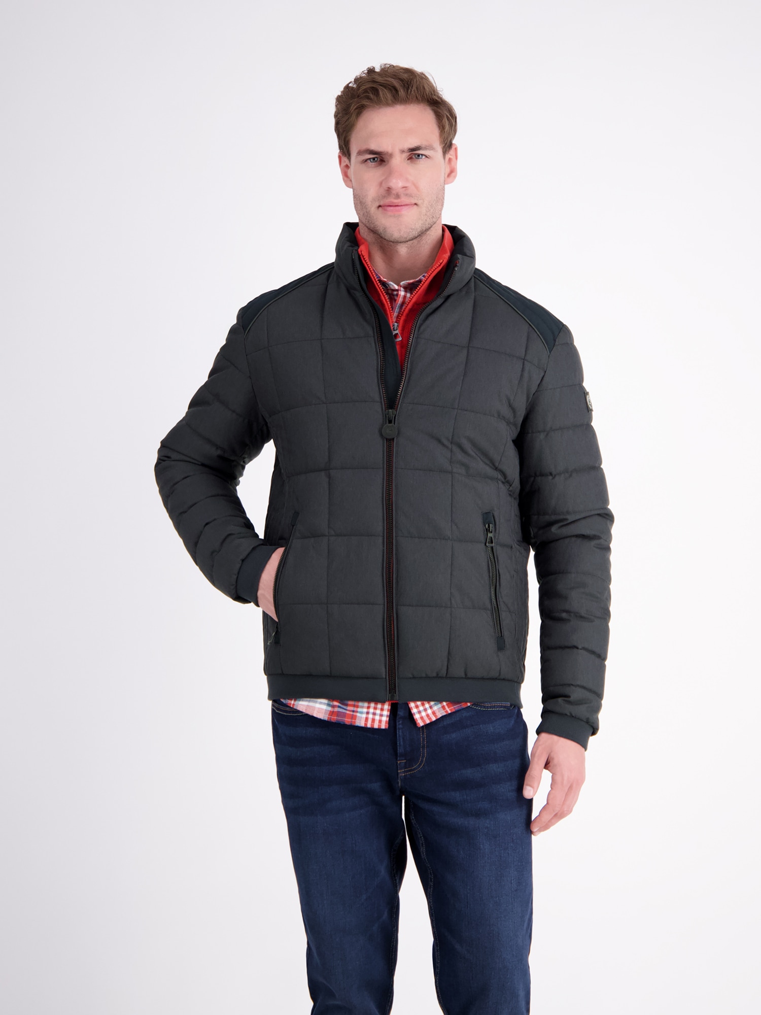 LERROS Steppjacke »Steppjacke in Woll-Optik« ohne Kapuze
