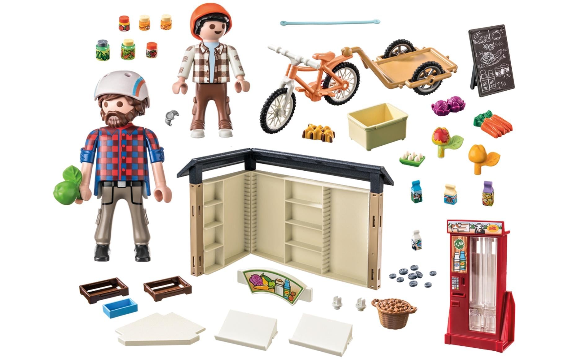 Playmobil® Spielbausteine »Country 24-Stunden-Hofladen 71250«, (83 St.)