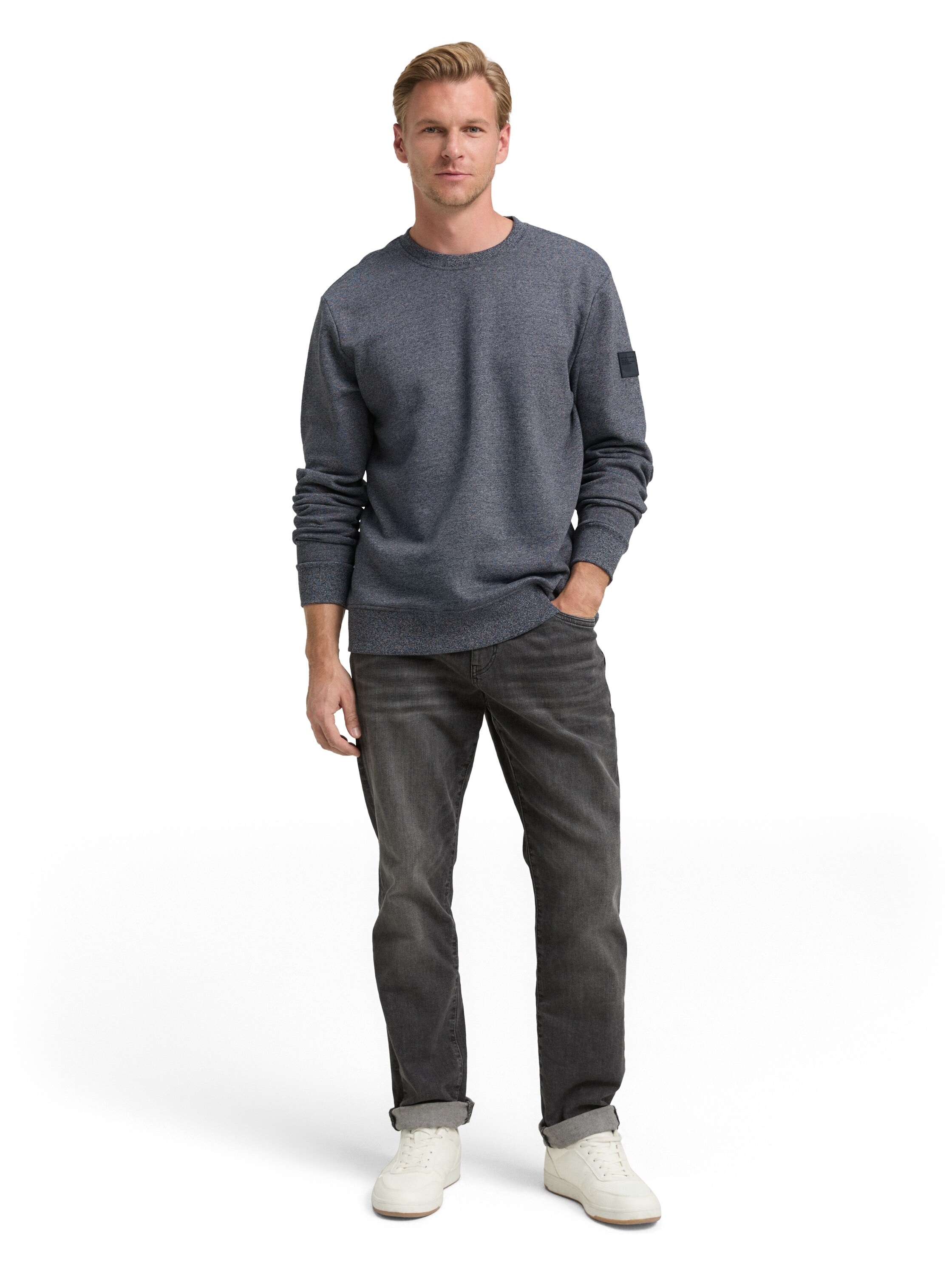 TOM TAILOR Sweatshirt , mit Logo Stickerei am Arm
