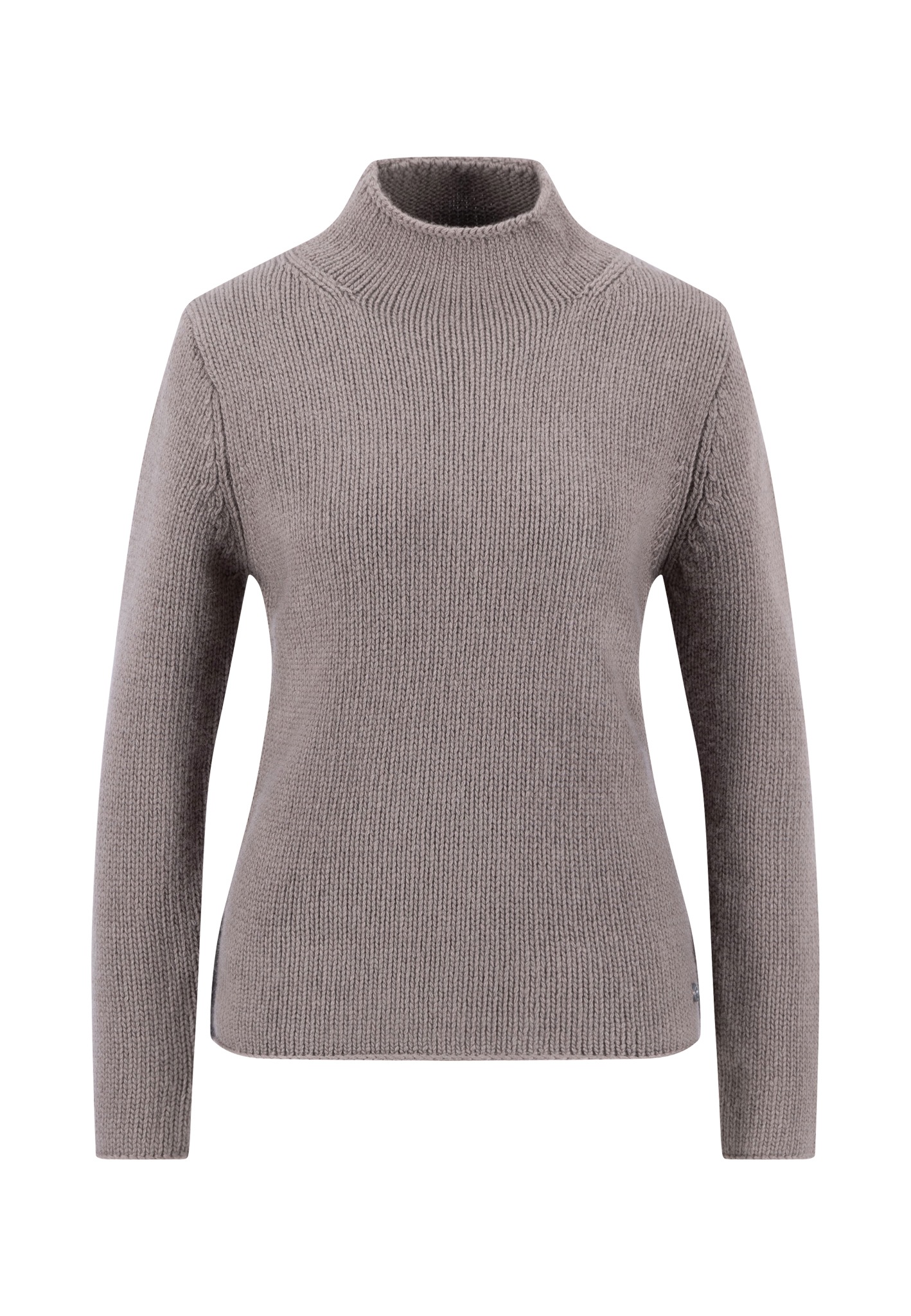 Image of FYNCH-HATTON Strickpullover mit Struktur-Muster und Stehkragen