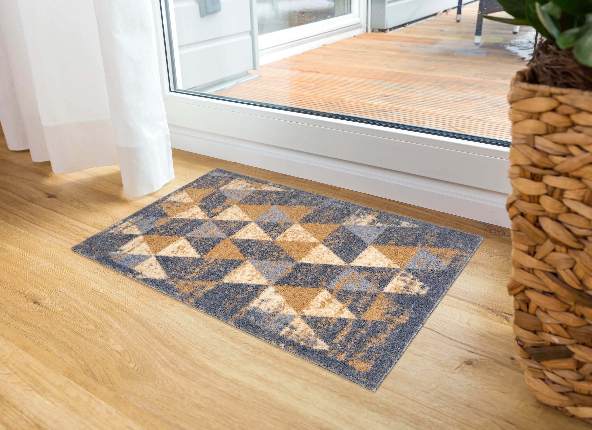 ASTRA Tapis de sol »Miabella 1669« Rectangulaire 7 mm Höhe Schmutzfangmatte, waschbar, In -und Outdoor geeignet