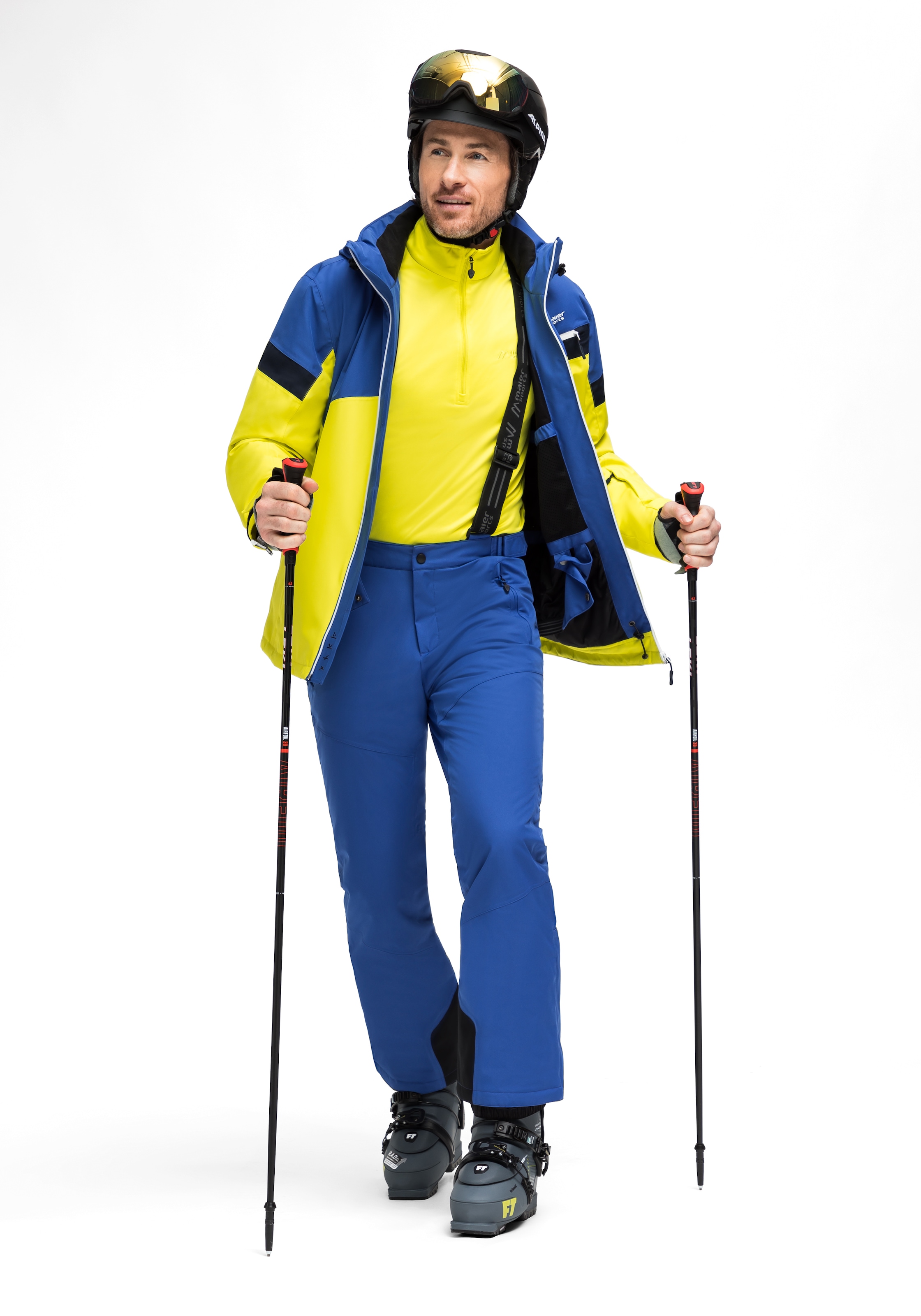 Maier Sports Skihose »Anton 2«, Herren Schneehose mit Hosenträgern, wasserdicht und winddicht