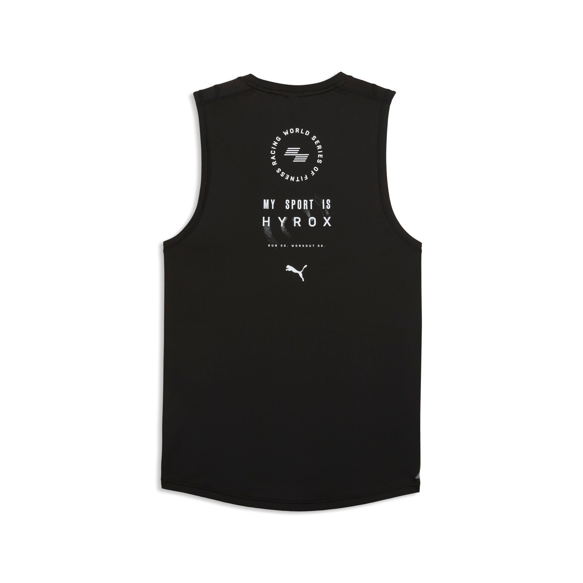 PUMA Débardeur »M  X HYROX DRYELITE TRAINING TANK« ärmelloses Design, sportlicher Stil, Rundhalsausschnitt