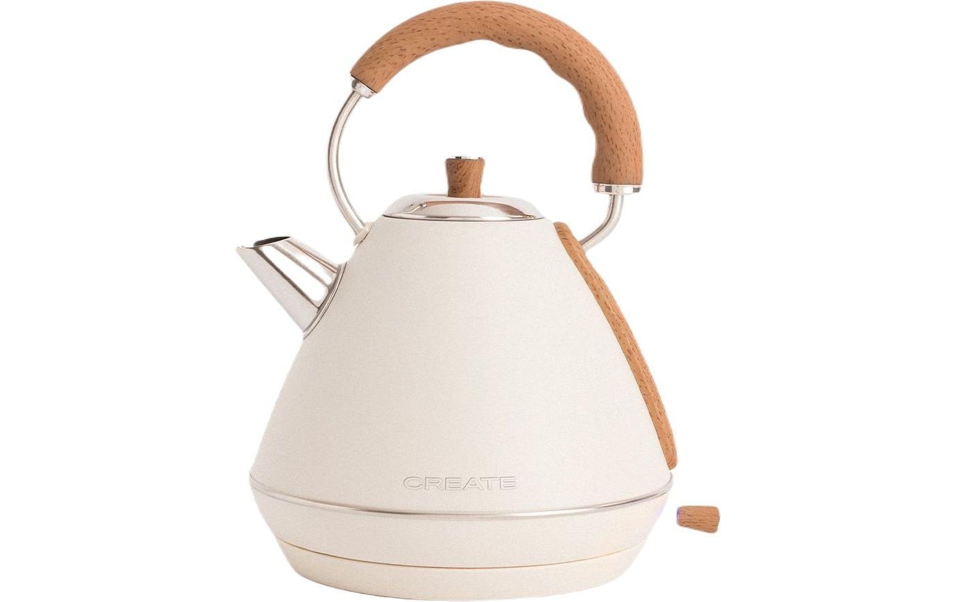 Wasserkocher »Create Retro L 45474 l, Crème« 1,7 l 2200 W, creme, Einheitsgröße, Wasserkocher