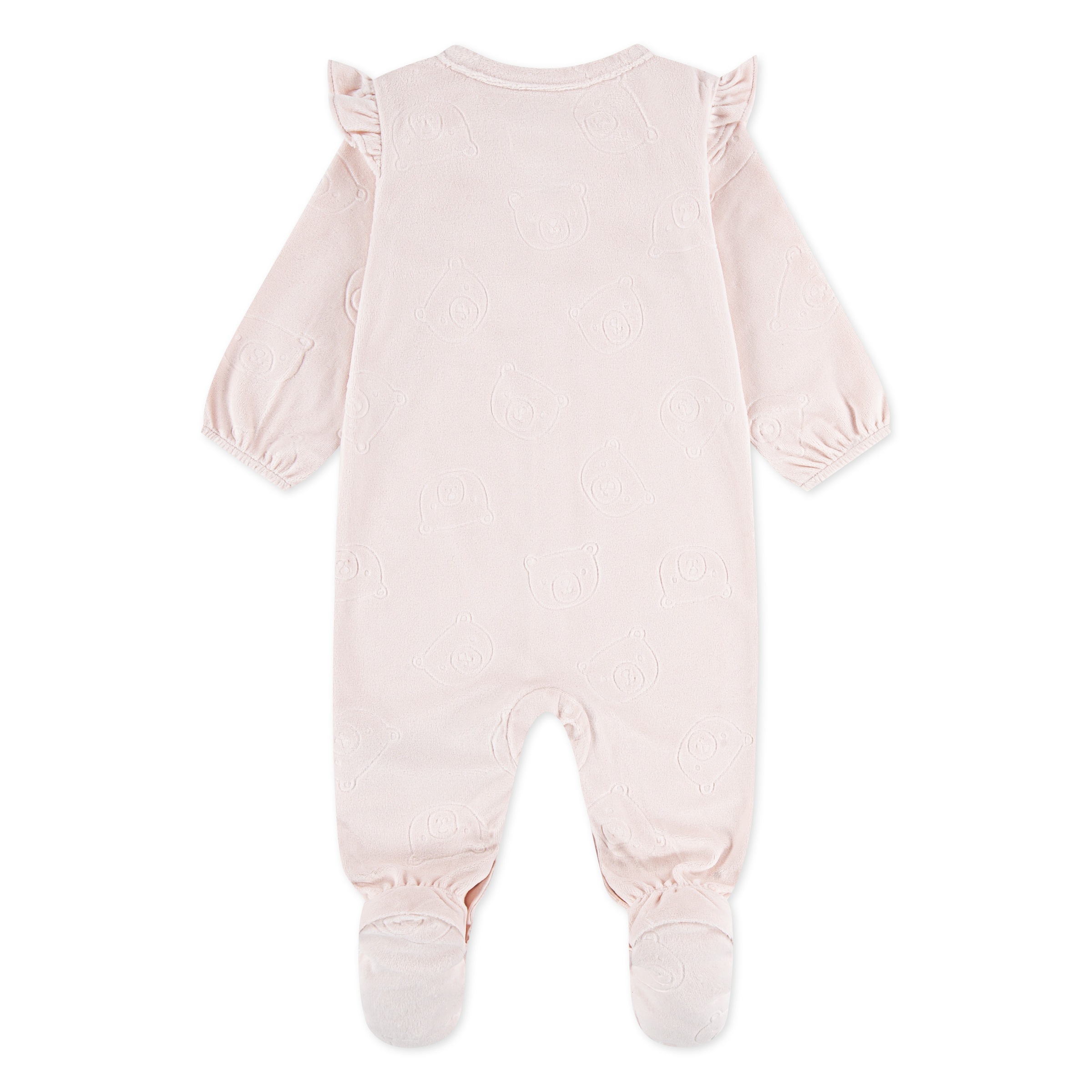 HUGGIES babywear Strampler "HUGG FOOTED COVERALL" Pflegeleichte Fleece- Qualität