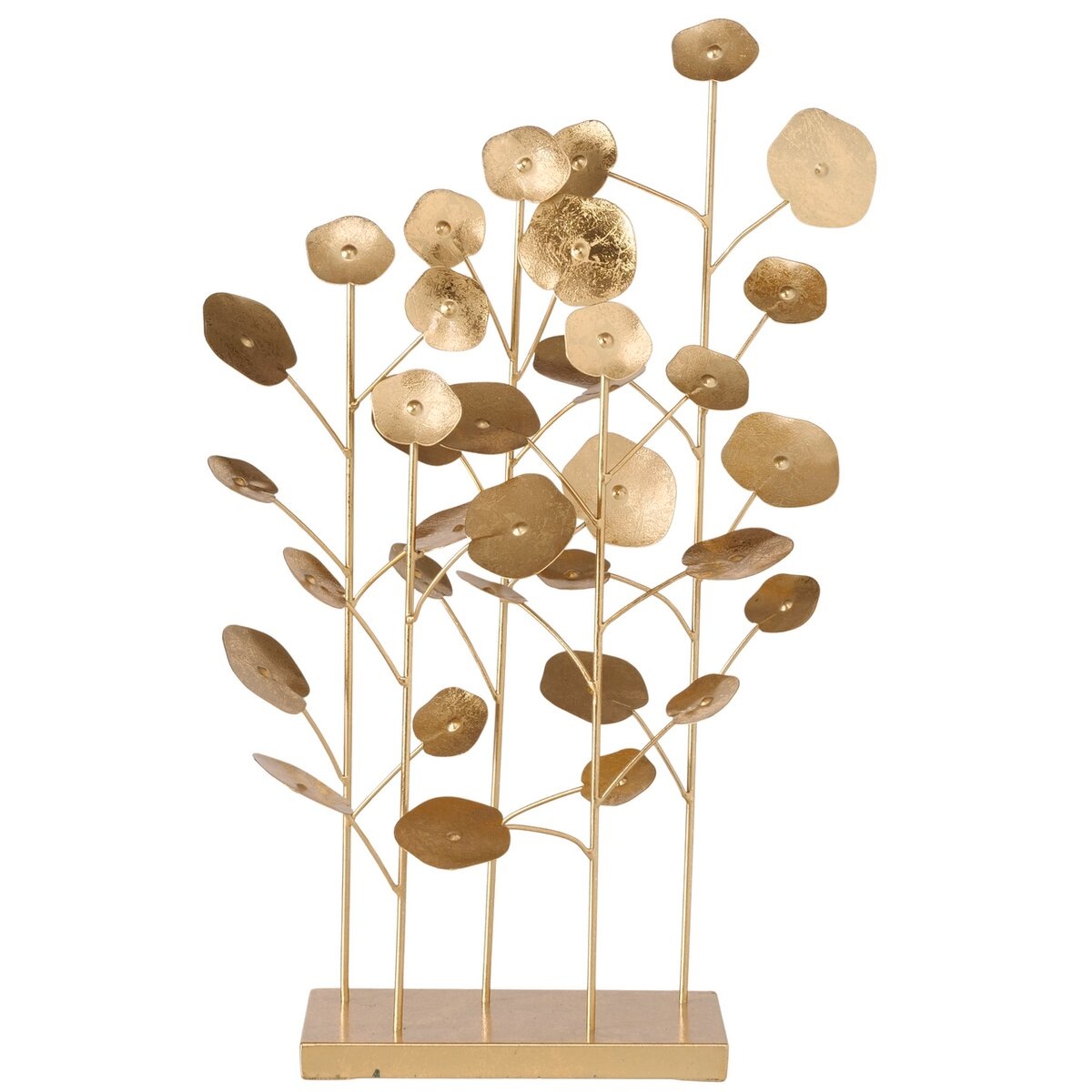Image of GOODproduct Dekoobjekt "1 Stück, Blattform antikgoldfarben, hochwertige Lackierung" Handgearbeitete Verarbeitung mit hochwertiger Lackierung, Höhe 55 cm