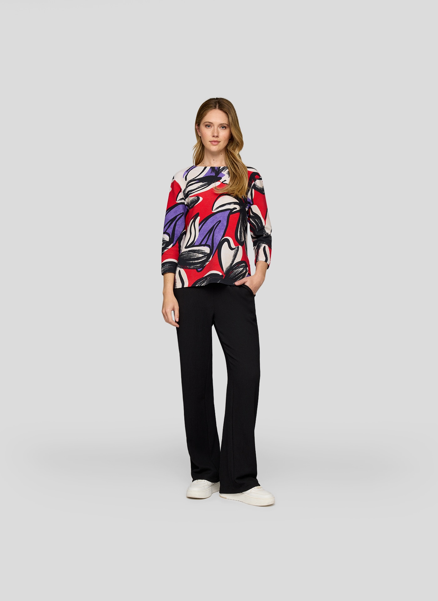 Rabe 3/4-Arm-Shirt mit All-Over Print
