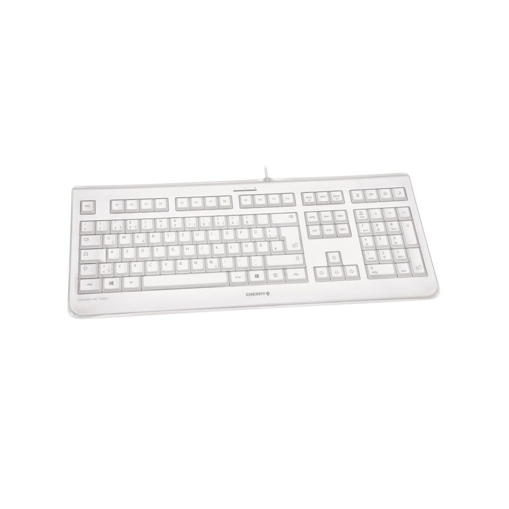 Cherry PC-Tastatur »KC 1068 Hellgrau«, (Ziffernblock)