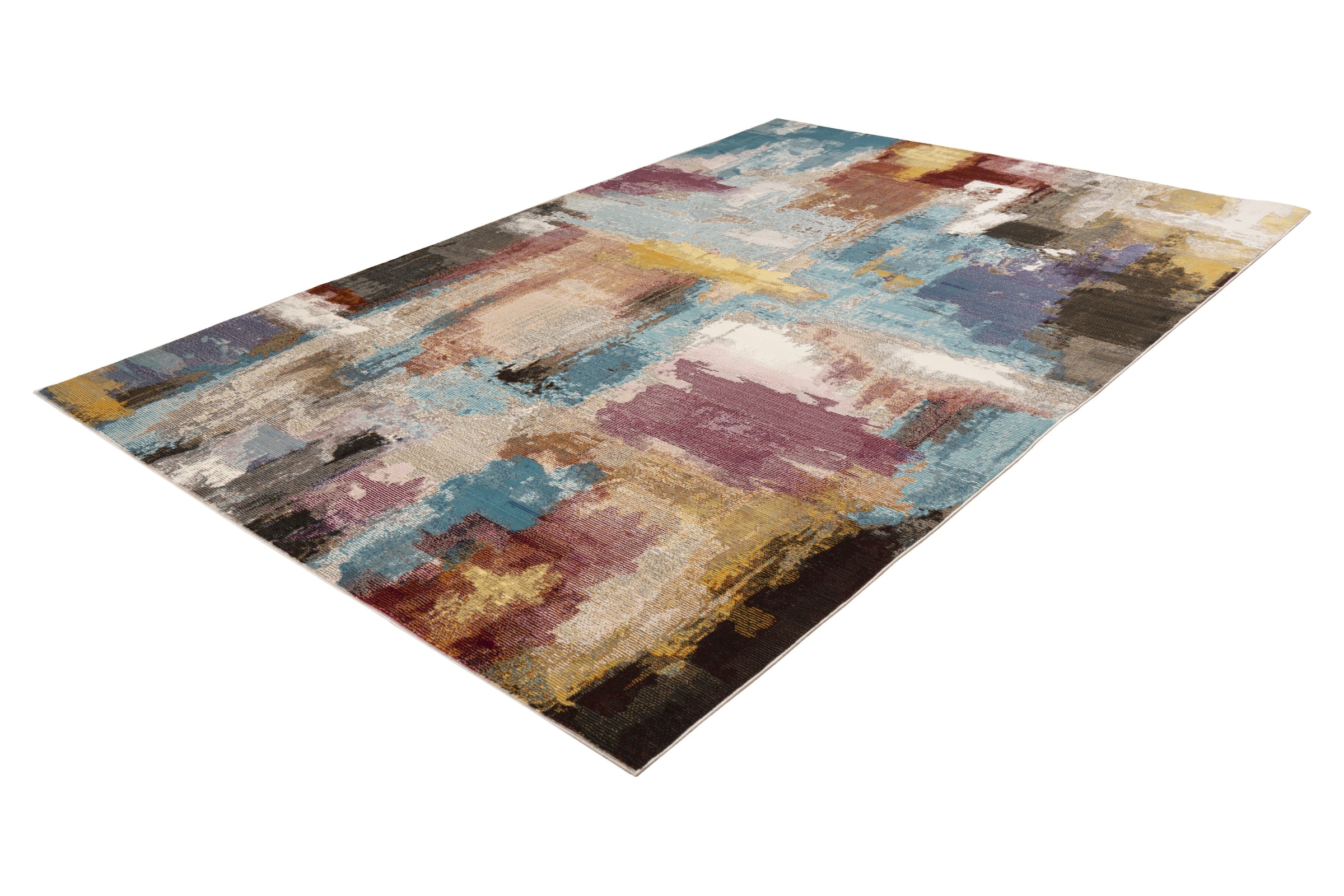Kayoom Tapis »Blazing Star« Rectangulaire 10 mm Höhe abstrakter Kurzflor, Wohnzimmer