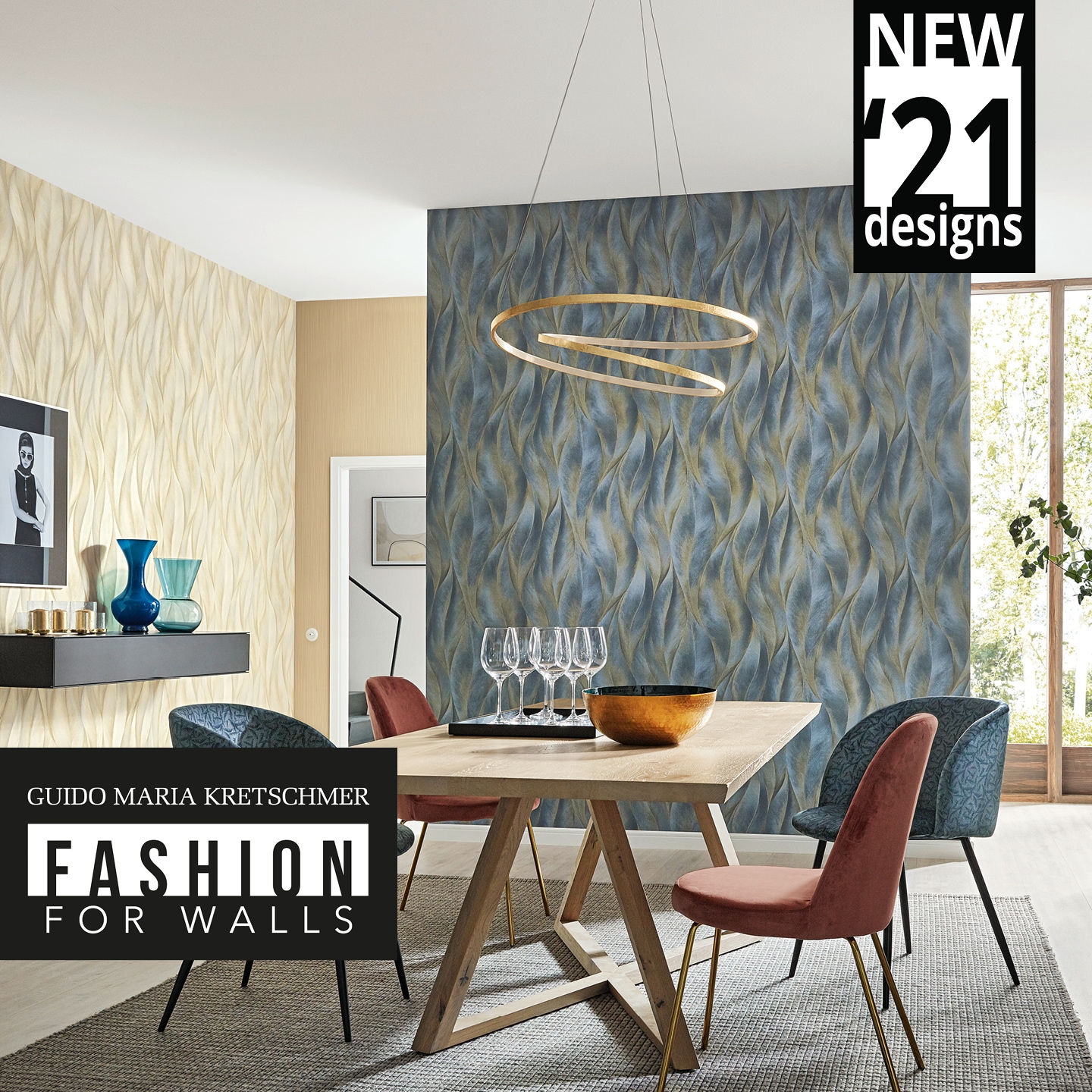 Fashion for walls Papier peint intissé »Guido Maria Kretschmer - Fashion for Walls« GMK, Floral