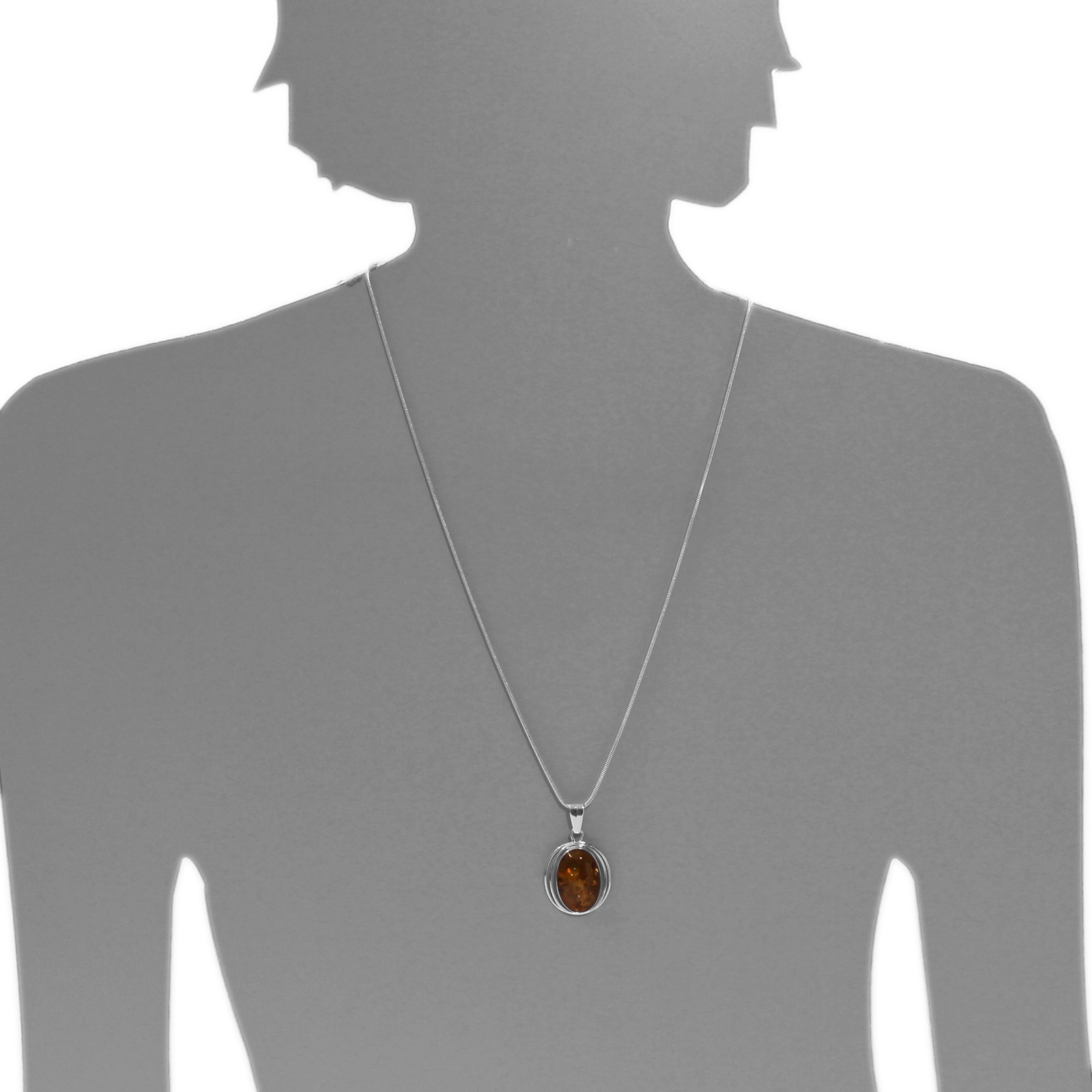 OSTSEE-SCHMUCK Pendentif chaîne »Ostsee-Schmuck Anhänger Luisa Anhänger Luisa« 1 cuis tlg.