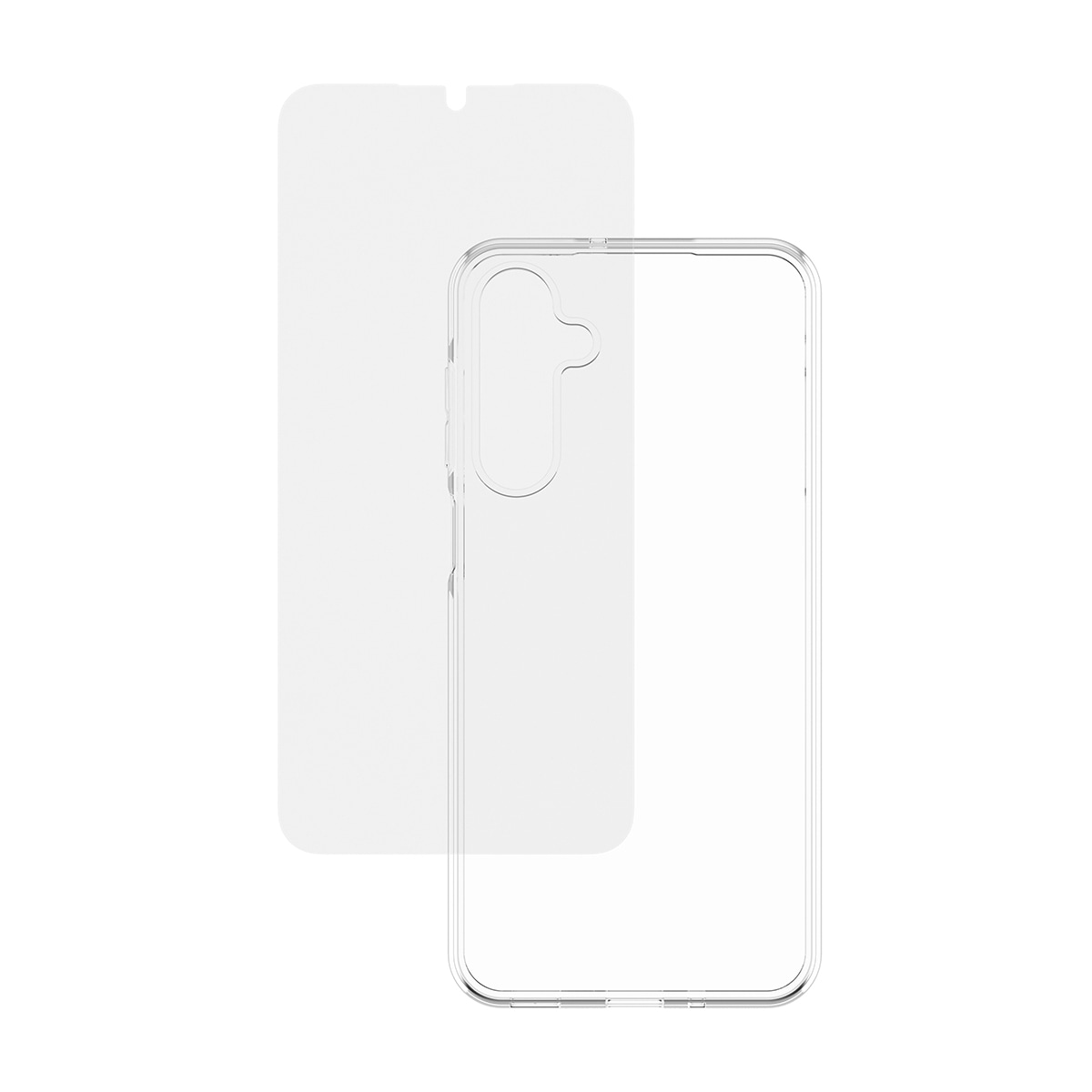 CARE by PanzerGlass USB-Ladegerät »StartKit - alles drin - Screen Protector, Case & Charger« Set, 20W Ladegerät, Displayschutzglas, TPU-Schutzhülle, 3 Stk. tlg. 3-in-1 Bundle für Samsung Galaxy A16
