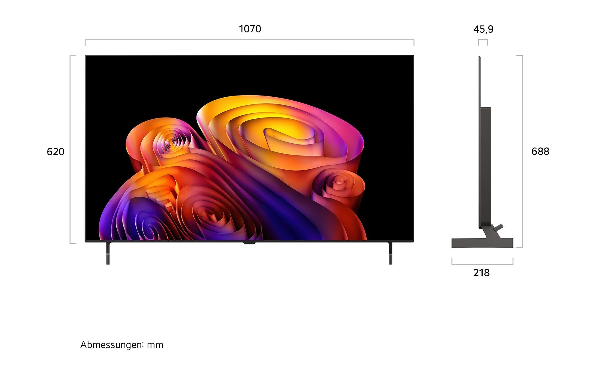 LG OLED-Fernseher »OLED48B68LA« 121,9 cm/48 ″