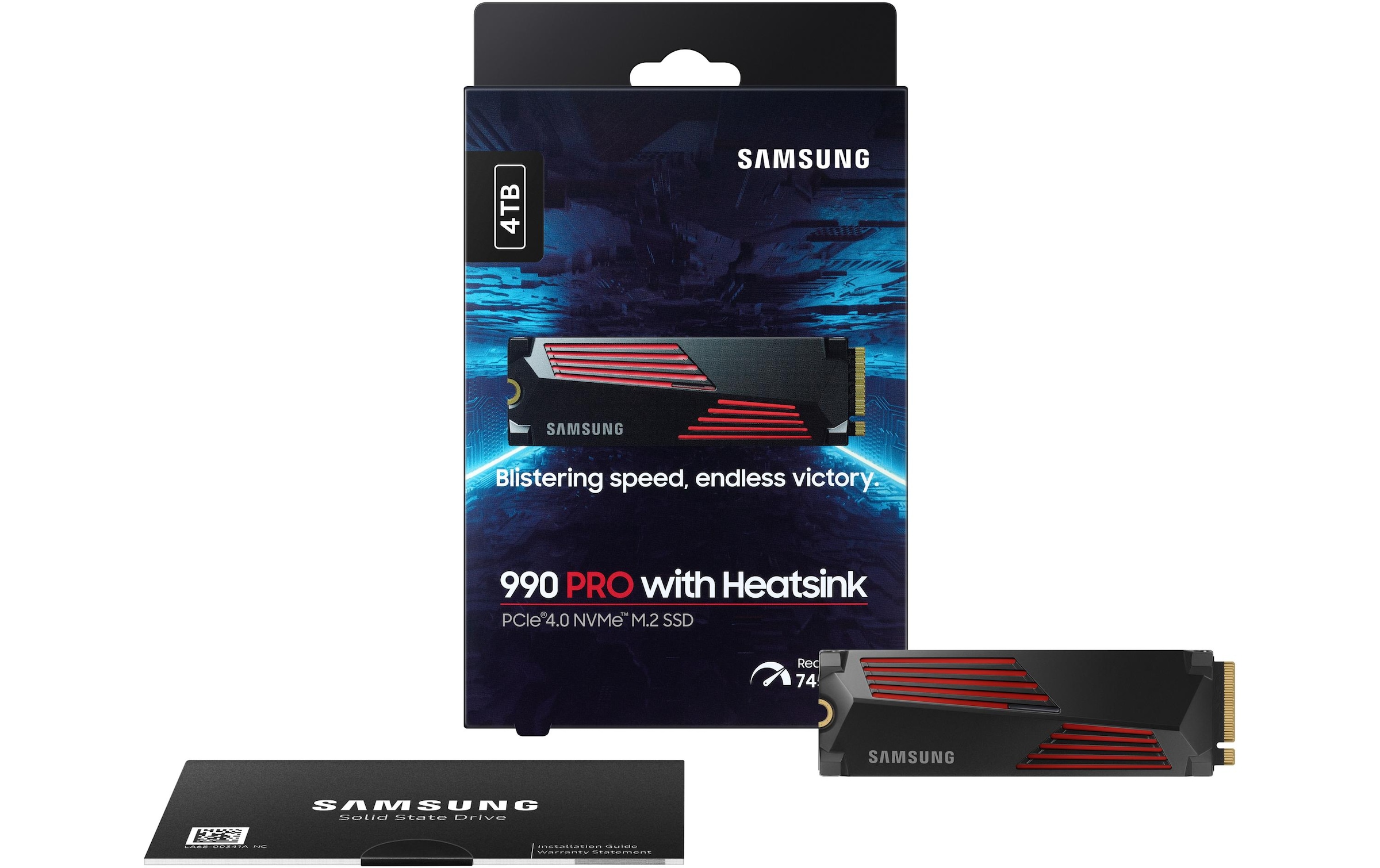 Samsung interne SSD »990 PRO Heatsink« 4000 GB Anschluss PCI Express 4.0