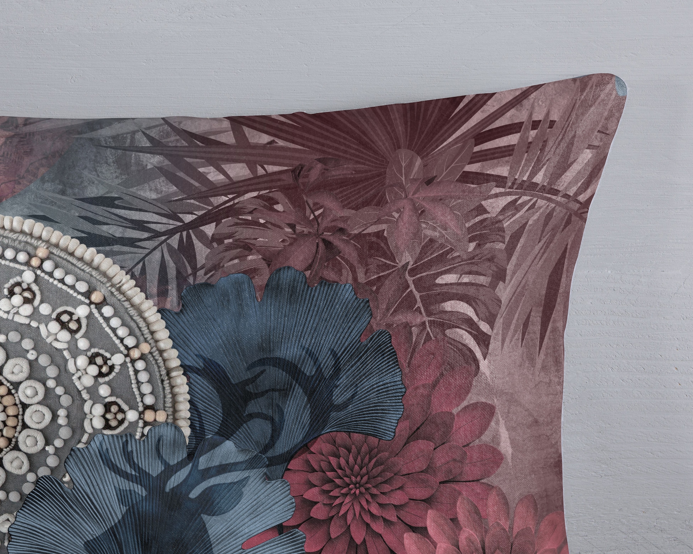 hip Linge de lit réversible »Makenna« 2 cuis tlg. Flanell, Biber, Winter, Warm, Reissverschluss, Wende, Mandala, Hirsch