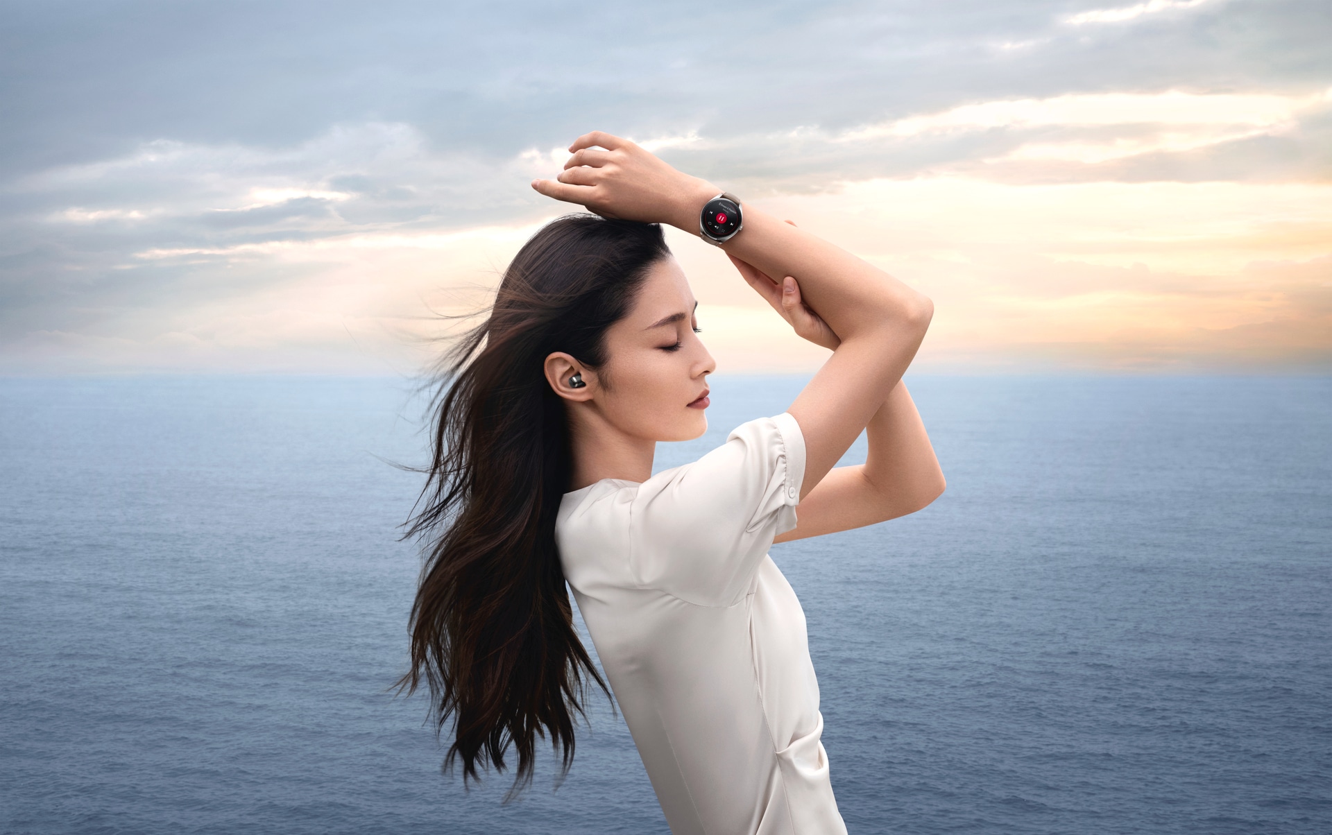 Huawei Smartwatch »WATCH Buds«, (3,66 cm / 1,43 Zoll), Proprietär, Kopfhörer und Smartwatch in Einem