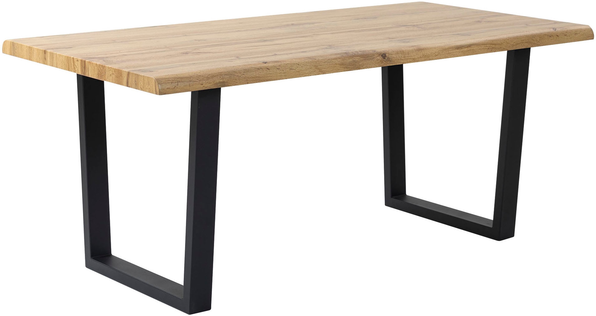 Image of Duo Collection Baumkantentisch "Tisch Thea" Massives Kufengestell aus Metall, Belastbarkeit bis 100 kg
