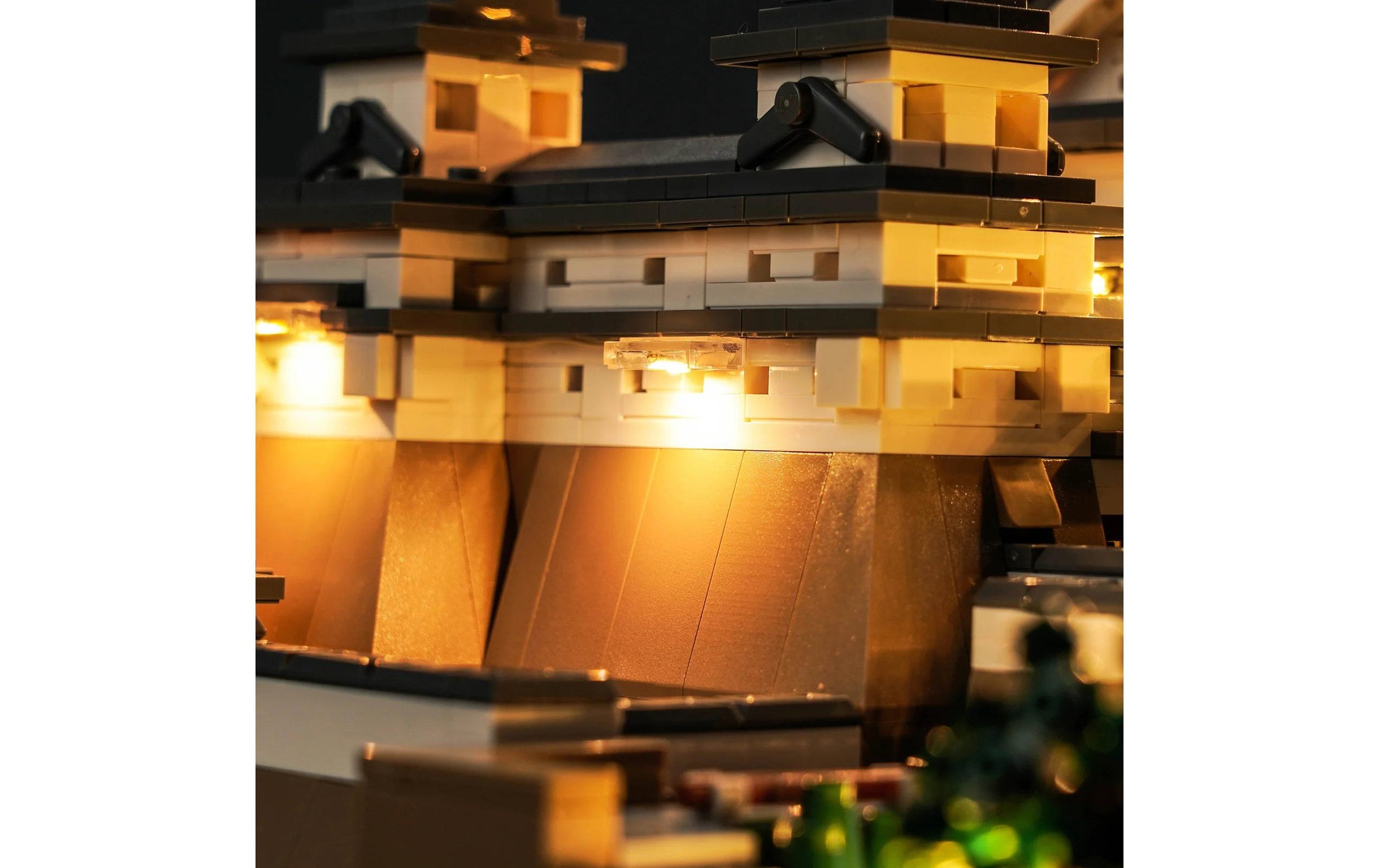 Image of Steinbaukasten "BrickBling LED-Licht-Set für LEGO Burg Himeji -21060"