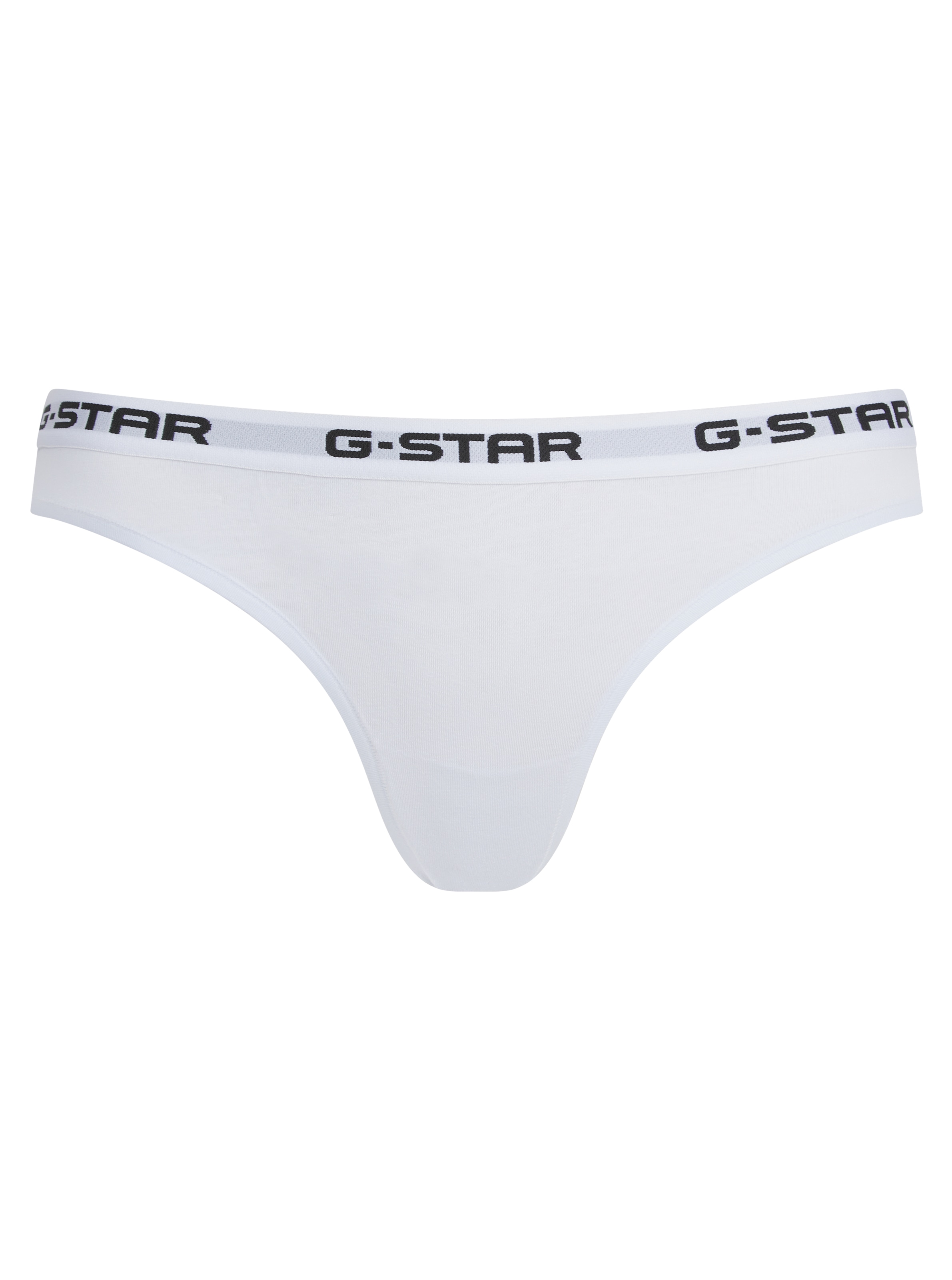 G-STAR Tanga »OBSIDIAN, 2 PACK THONGS« Packung, 2 Stk. mit Logobund