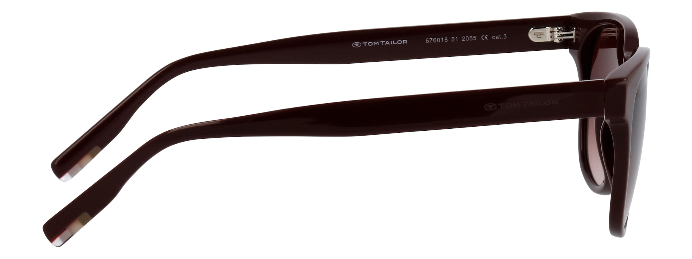 TOM TAILOR Sonnenbrille »Modell 676018« Form Karree/Soft, Logoschriftzug auf Bügel, Kunststofffassung