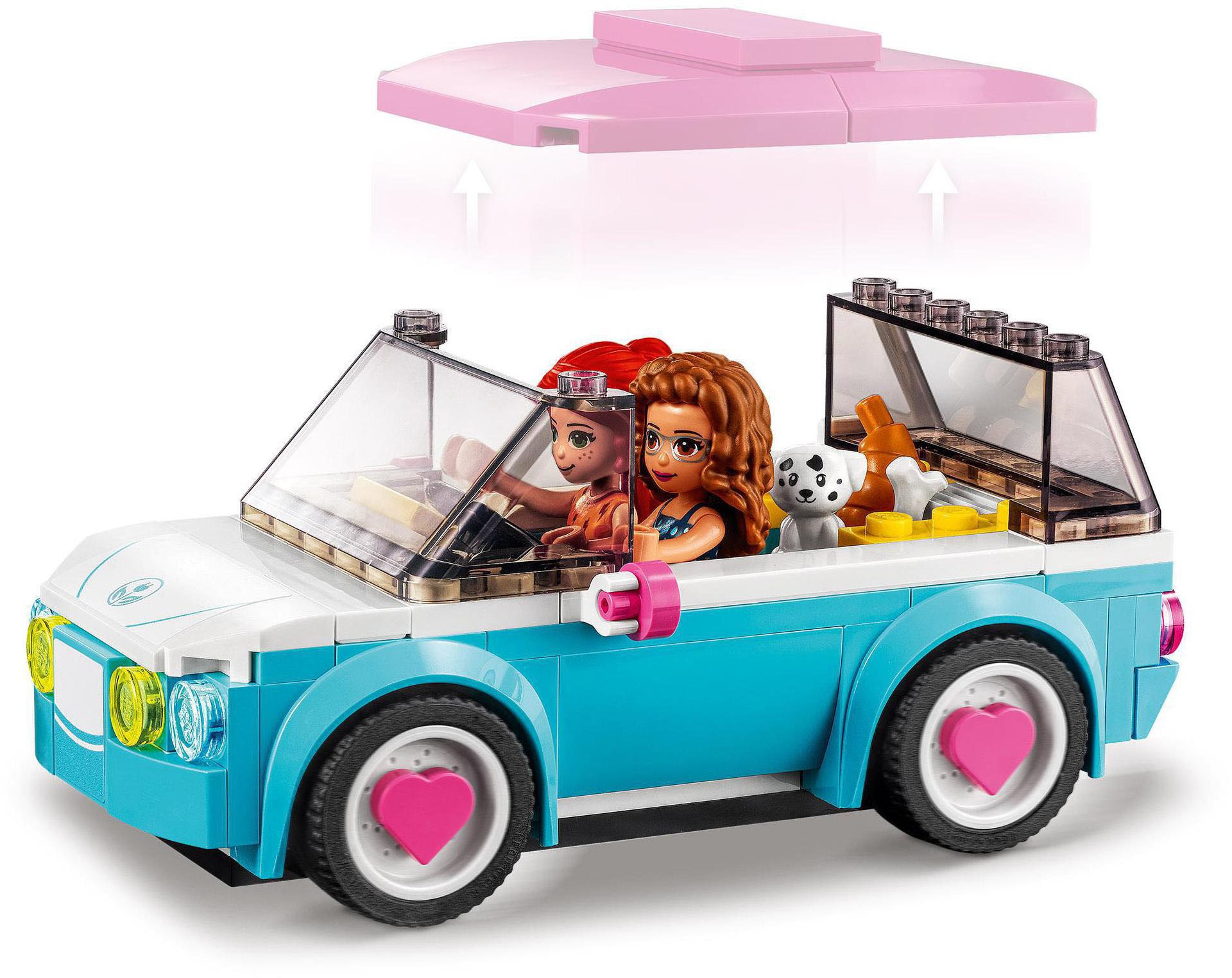 LEGO® Konstruktionsspielsteine »Olivias Elektroauto (41443), LEGO® Friends«, (183 St.), Made in Europe