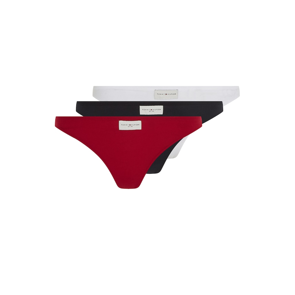 Tommy Hilfiger Underwear String »3P THONG (EXT. SIZE)«, (Packung, 3 St., 3er)