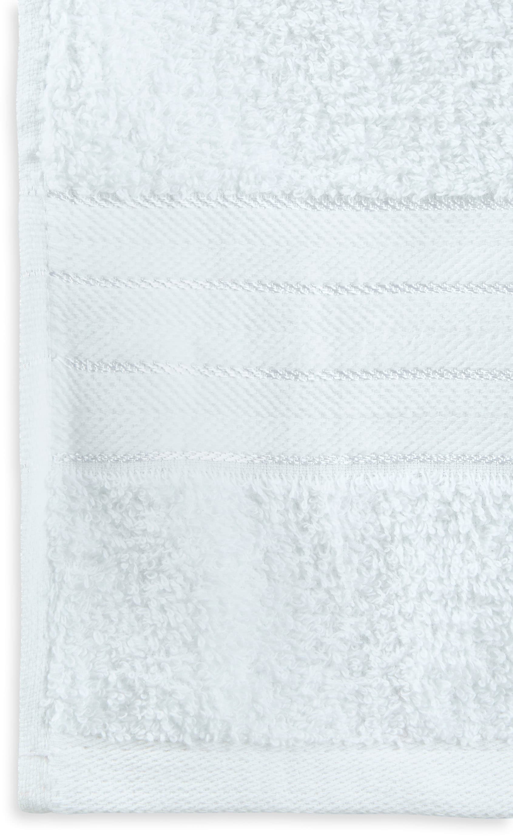 Emotion Handtücher »Uni«, (4 St., 4er Set Handtücher 50 x 100 cm), Baumwolle, Walkfrottee, Bordüre, 500 GSM, Einfarbig, ohne Aufhängung