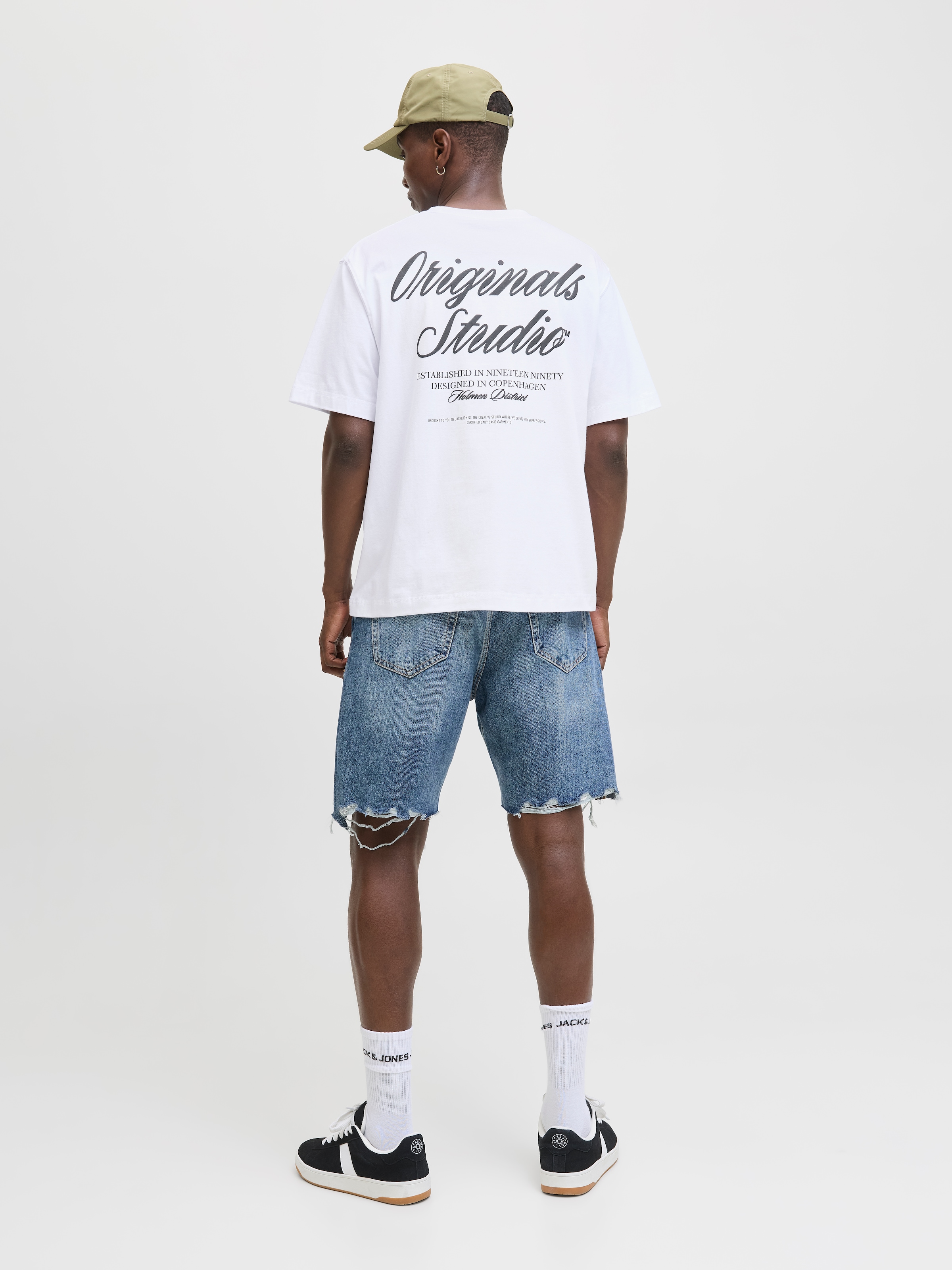 Jack & Jones Kurzarmshirt »JORNORREBRO TYPO TEE SS CREW NECK NOOS«