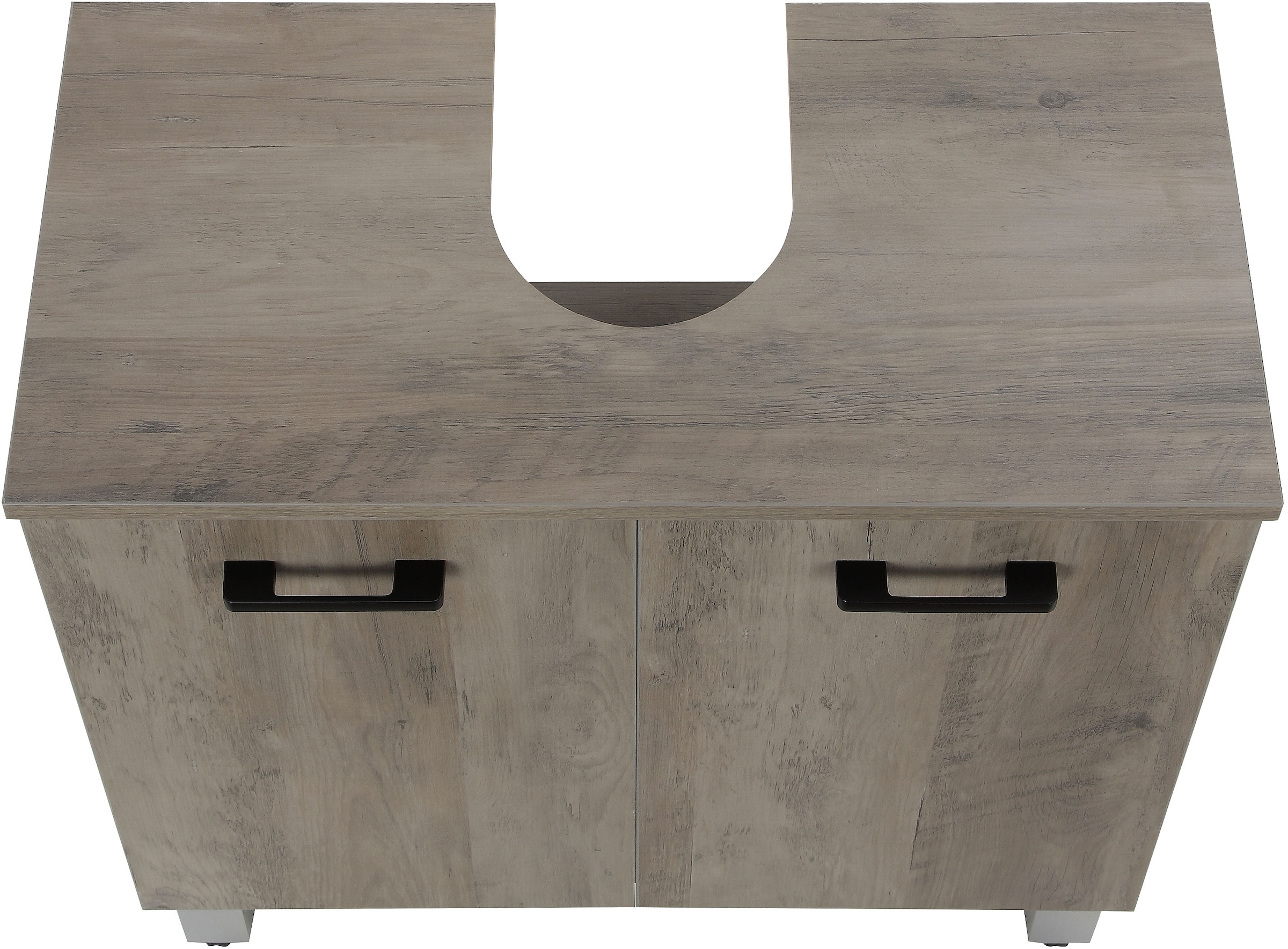 welltime Waschbeckenunterschrank »Florenz,Breite 60cm, 2 Tür, 2 Fächer, mit Siphonausschnitt, MDF-Front« in verschiedenen Farben erhältlich, Badmöbel, Badschrank, Kommode, Bad