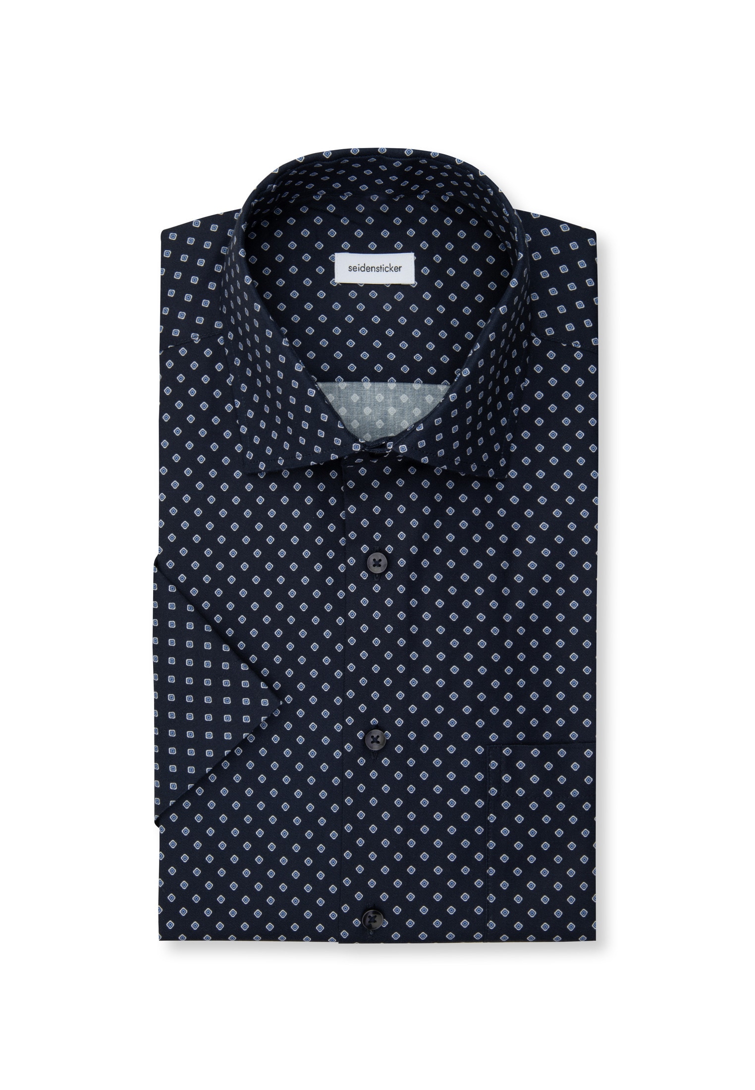 seidensticker Chemise d'affaires »Regular« Regular 1/2 Kentkragen Druck