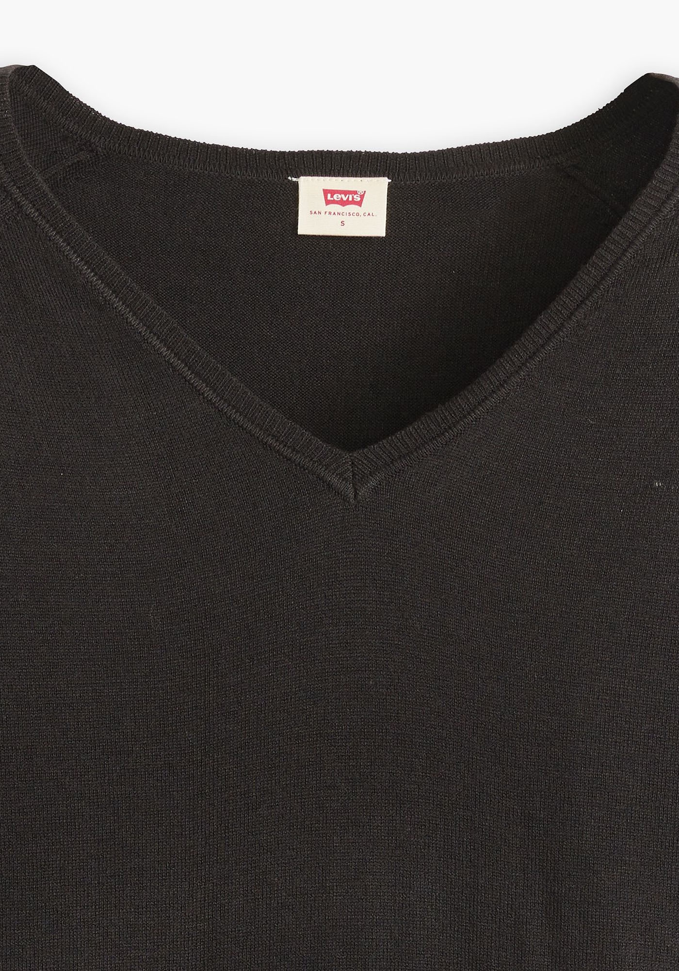 Levi's® Pull long »PETAL VNECK SWEATER« mit Rippbündchen