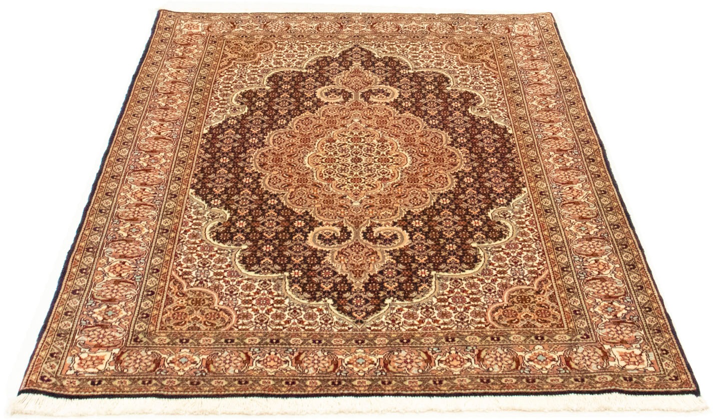 Image of morgenland Teppich »Täbriz 50 Raj Teppich handgeknüpft schwarz«, rechteckig, 7 mm Höhe, handgeknüpft bei Ackermann Versand Schweiz