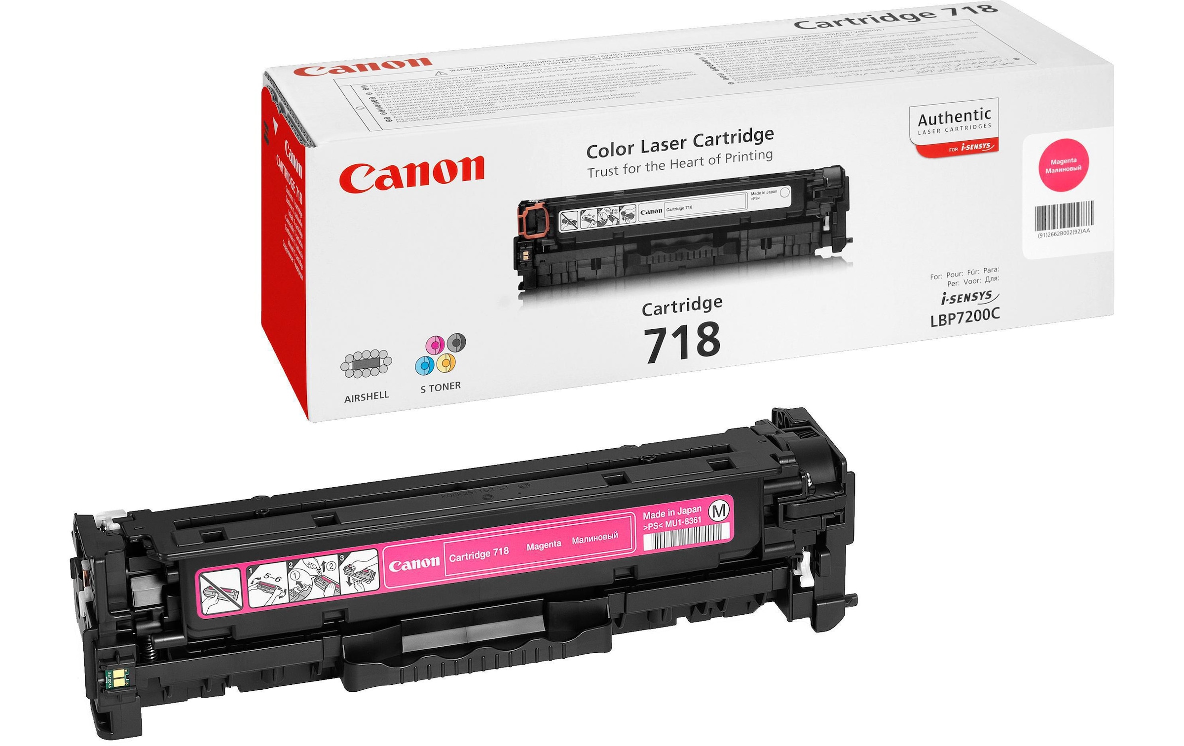 Image of Canon Tonerpatrone "2660B002 CRG 718 magenta"