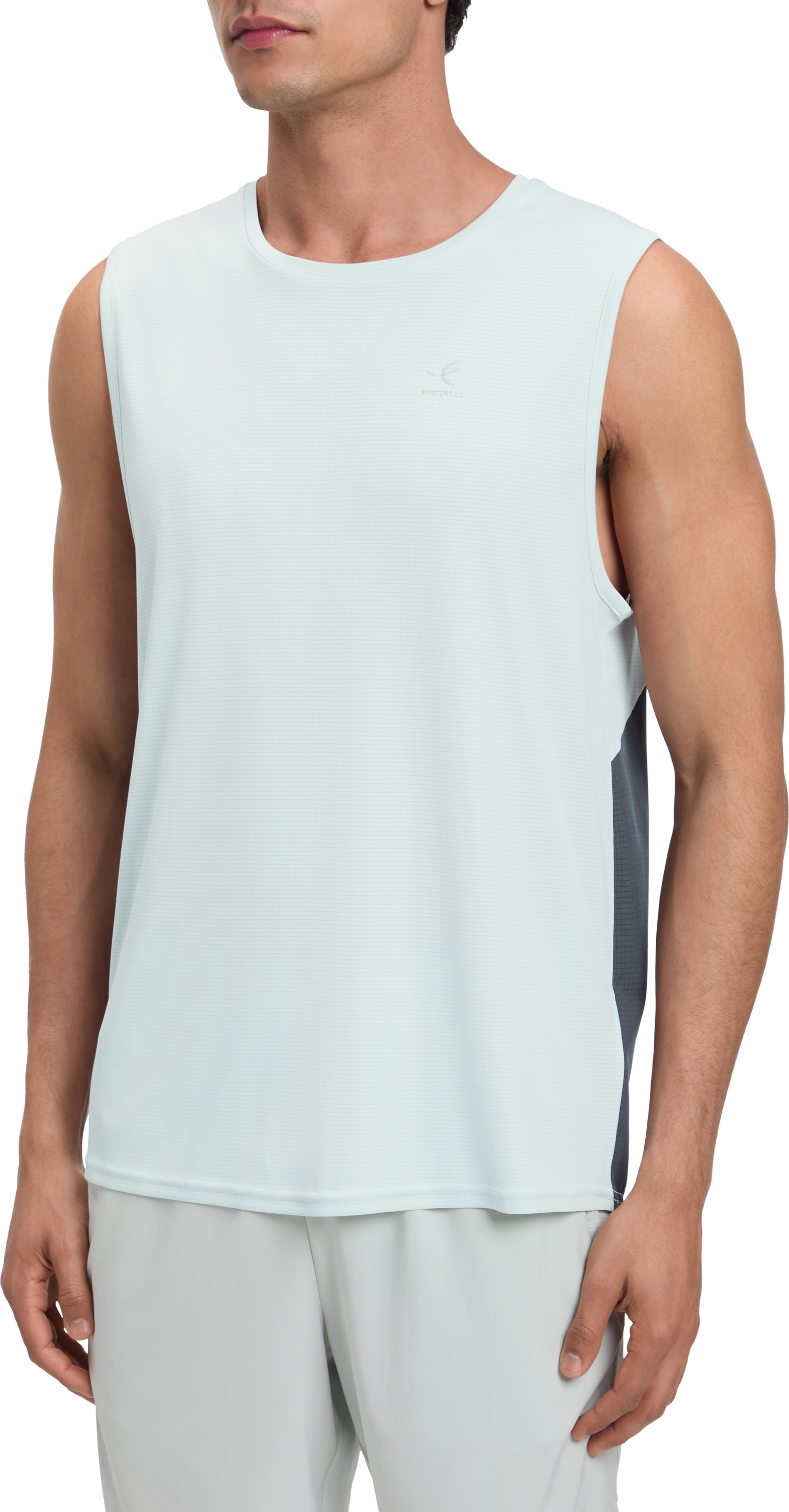 Image of Energetics Laufshirt "HE.-TANK-SHIRT STEFAN SL M" mit Rundhalsausschnitt mit Bündchen, aus Polyester, Regular Fit