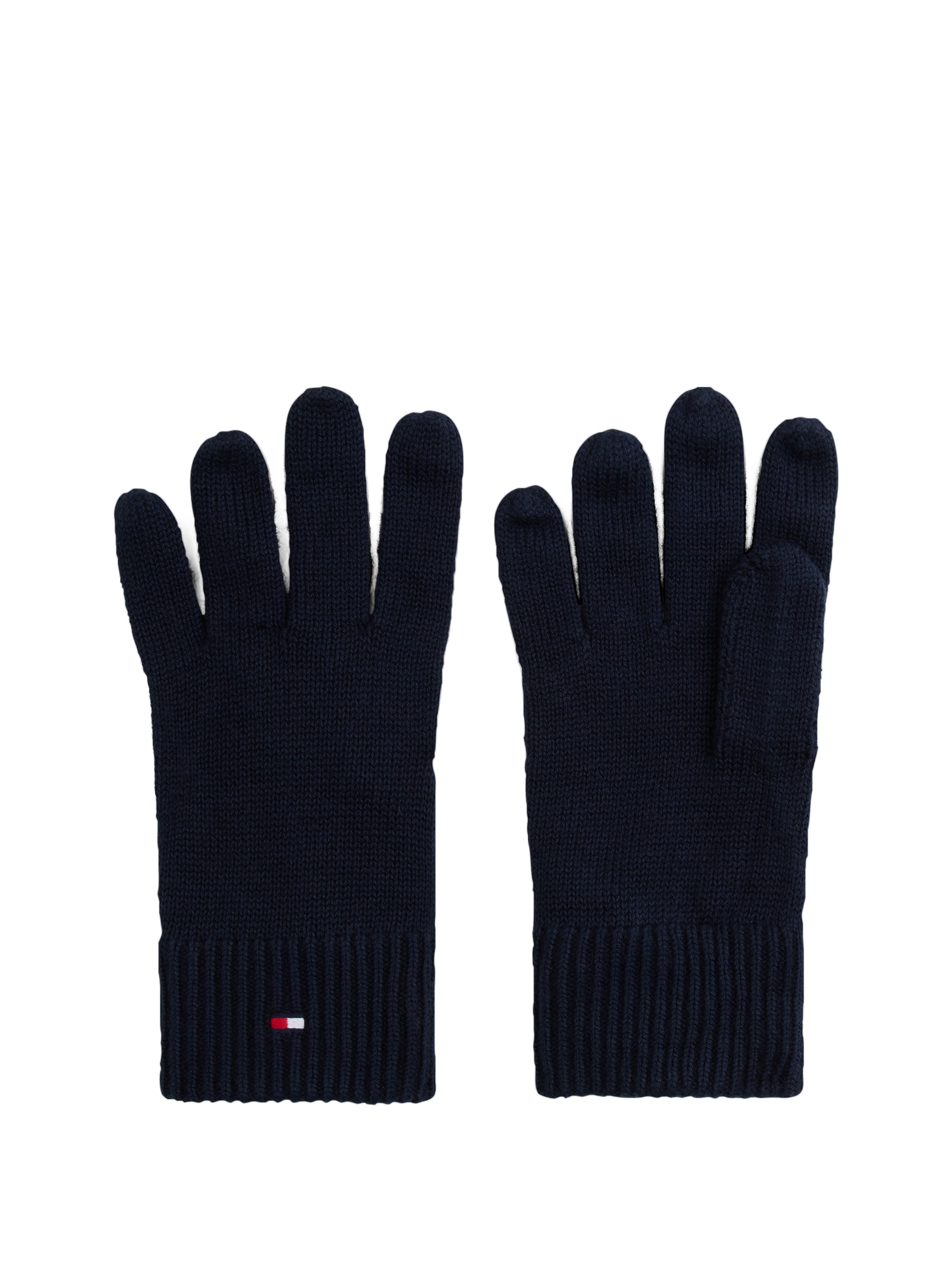 Tommy Hilfiger Gants tricotés »ESSENTIALS FLAG GLOVES« mit Logostickerei