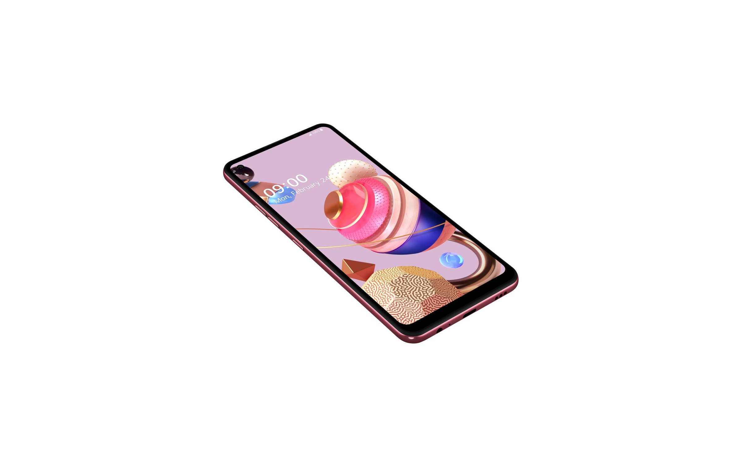 LG Smartphone »K51S«, pink