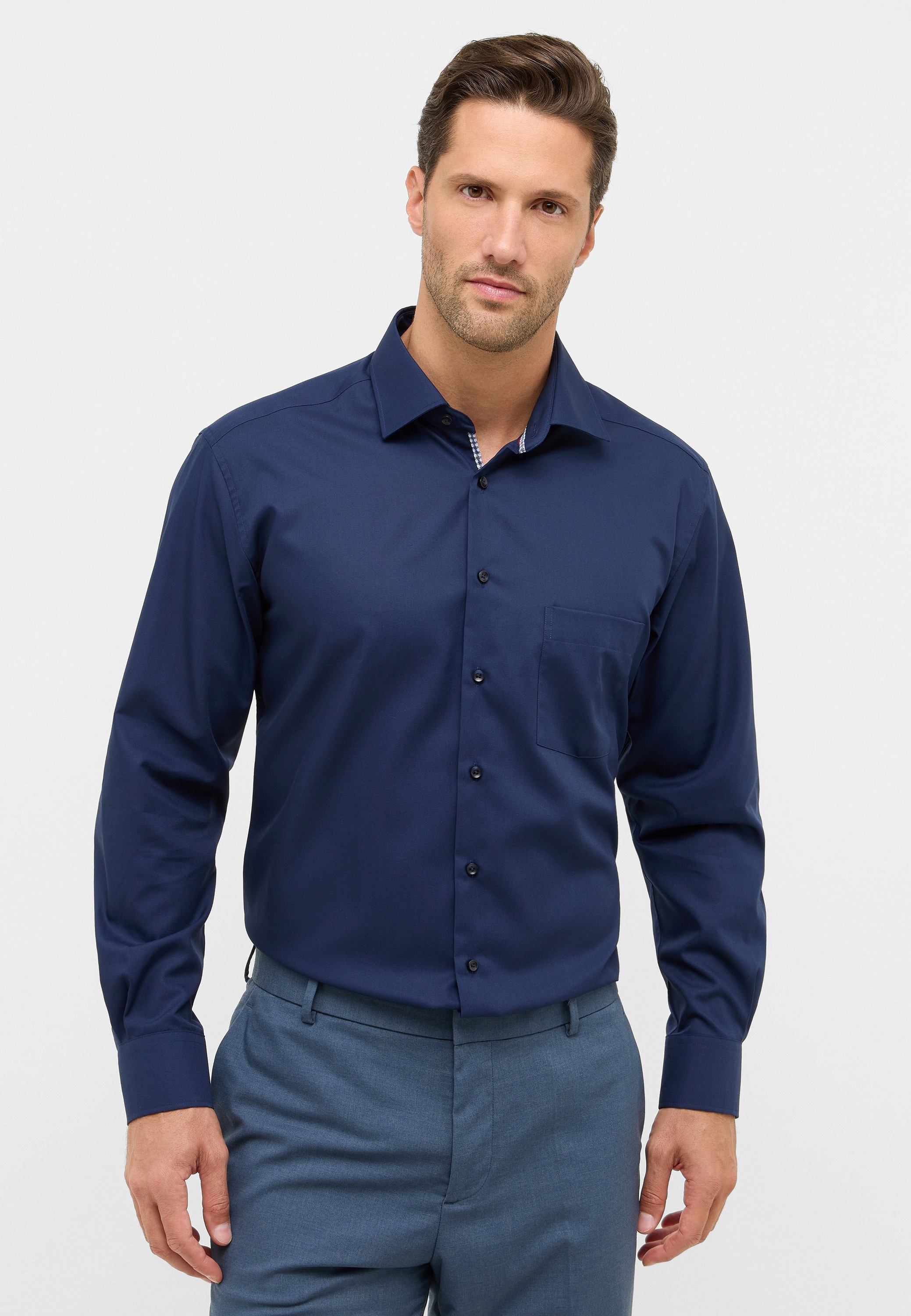 Eterna Langarmhemd »MODERN FIT« NON IRON (bügelfrei)