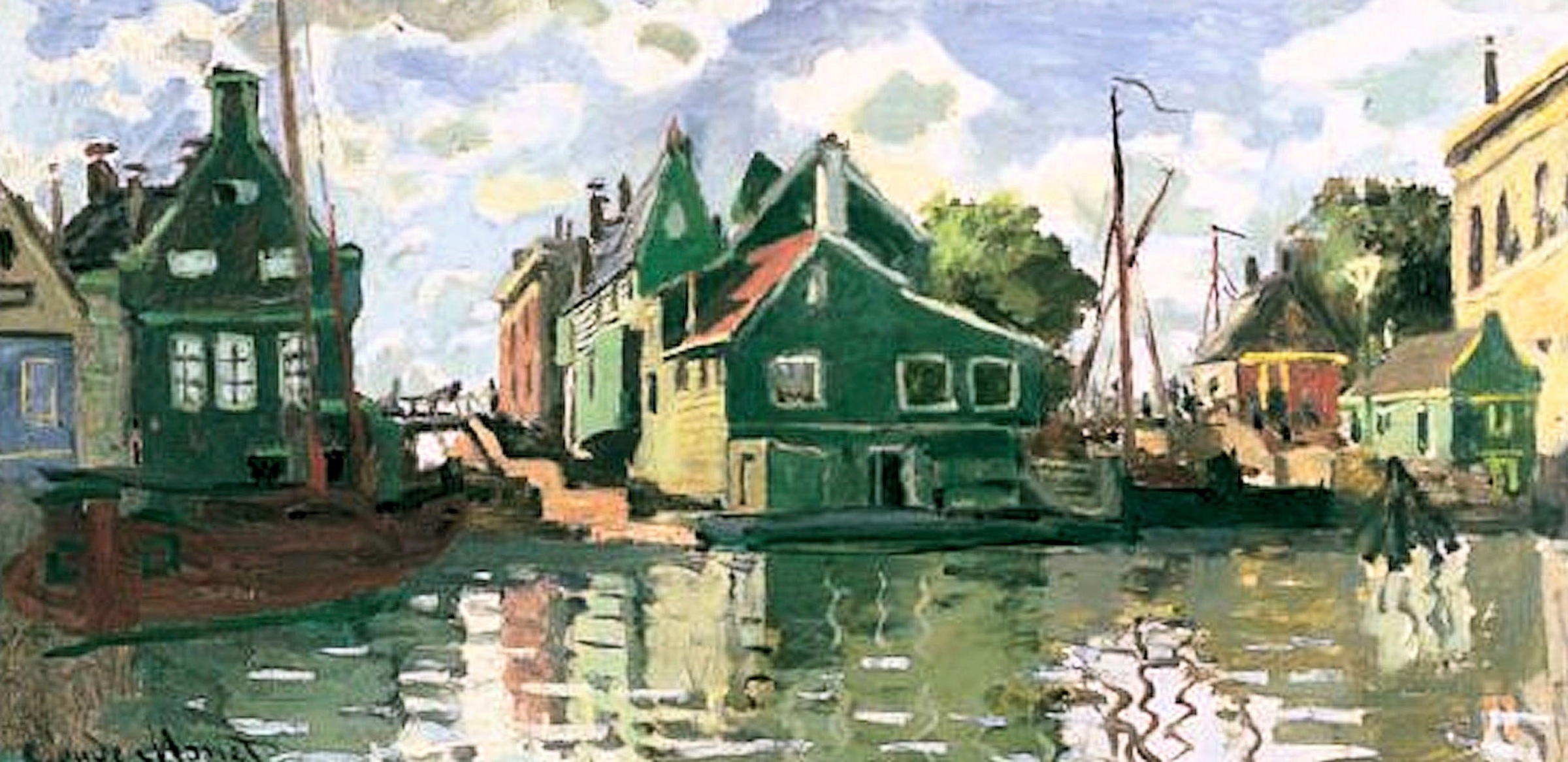 Image of Home affaire Kunstdruck »MONET / Kanal bei Zaandam«, (1 St.) bei Ackermann Versand Schweiz