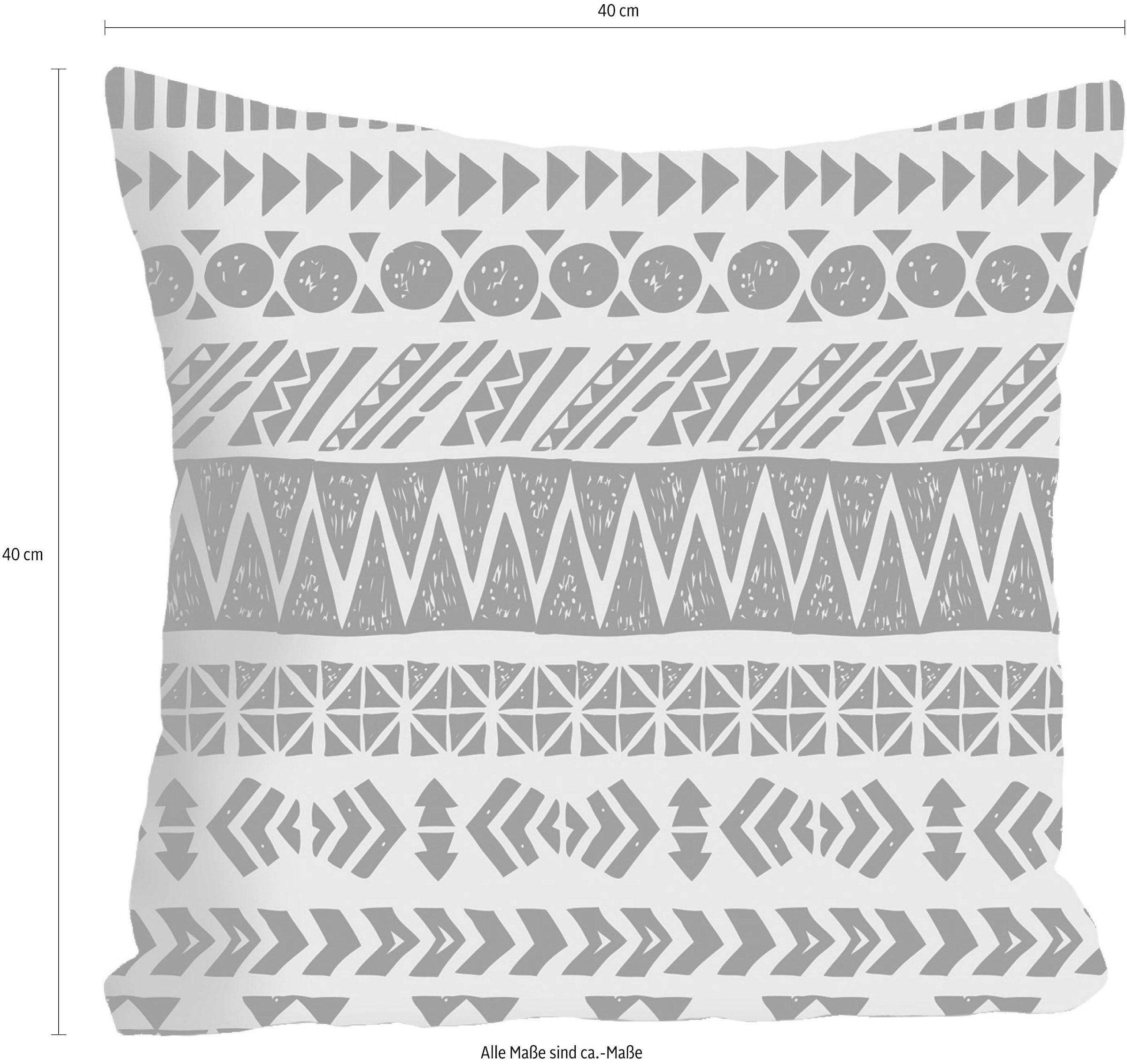 queence Coussin décoratif »»Mexico«« Kissenhülle ohne Füllung, 1 Stück