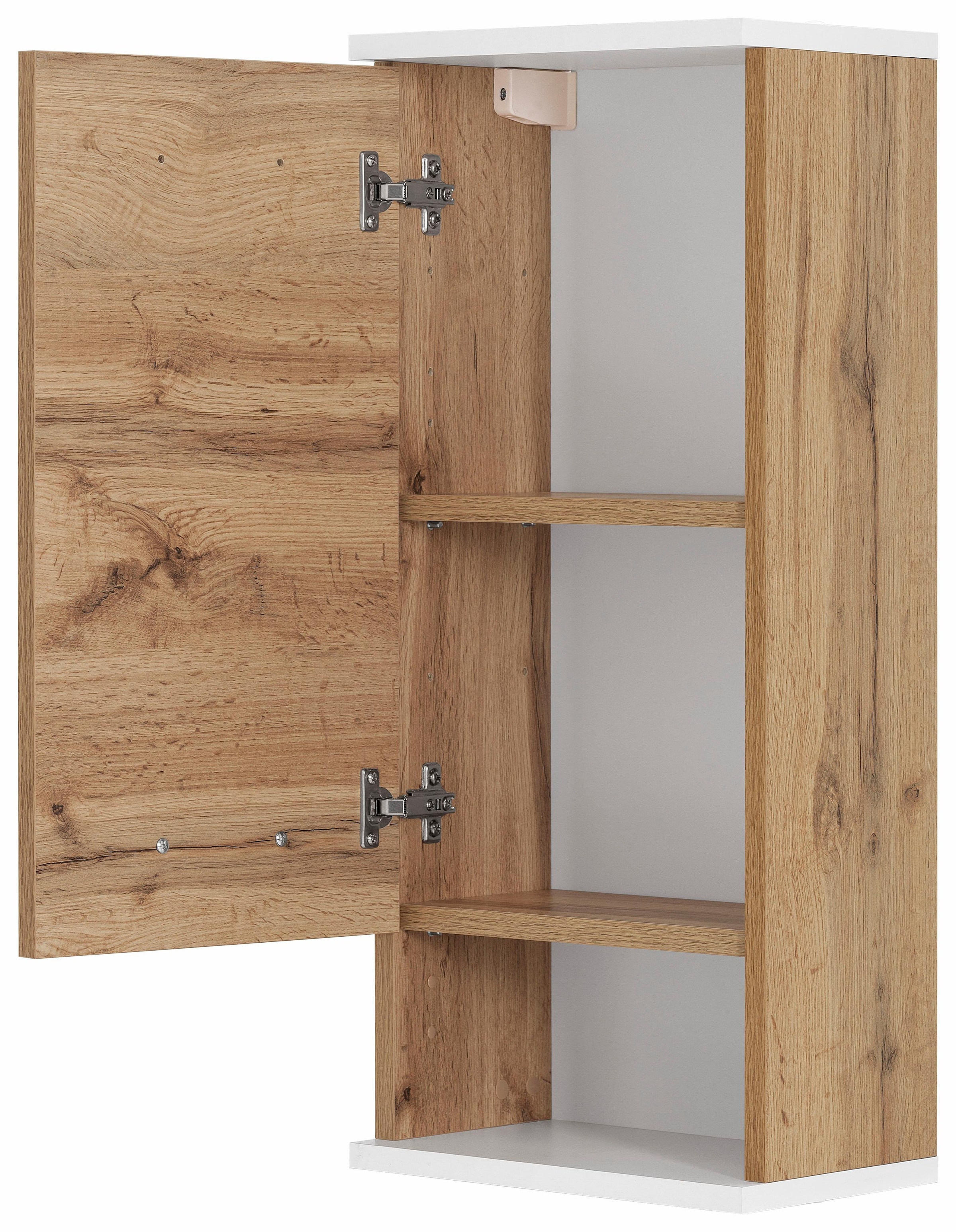 welltime Hängeschrank »Emmi Breite 30 cm« Wechselbarer Türanschlag, Metallbeschläge