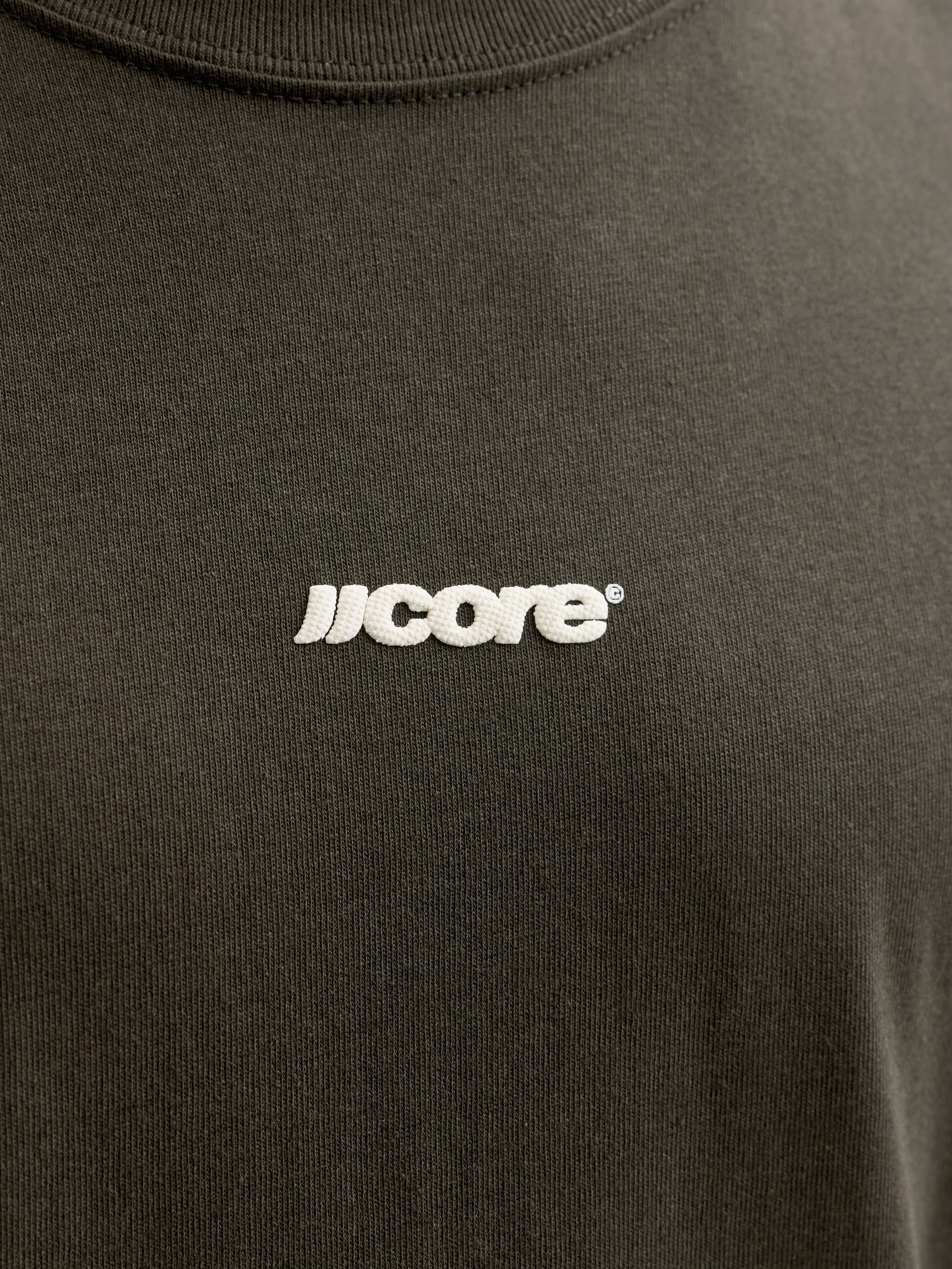 Jack & Jones Rundhalsshirt »JCOCLUB BACK SCRIPT TEE SS CREW NECK SN« Baumwolle, relaxed fit