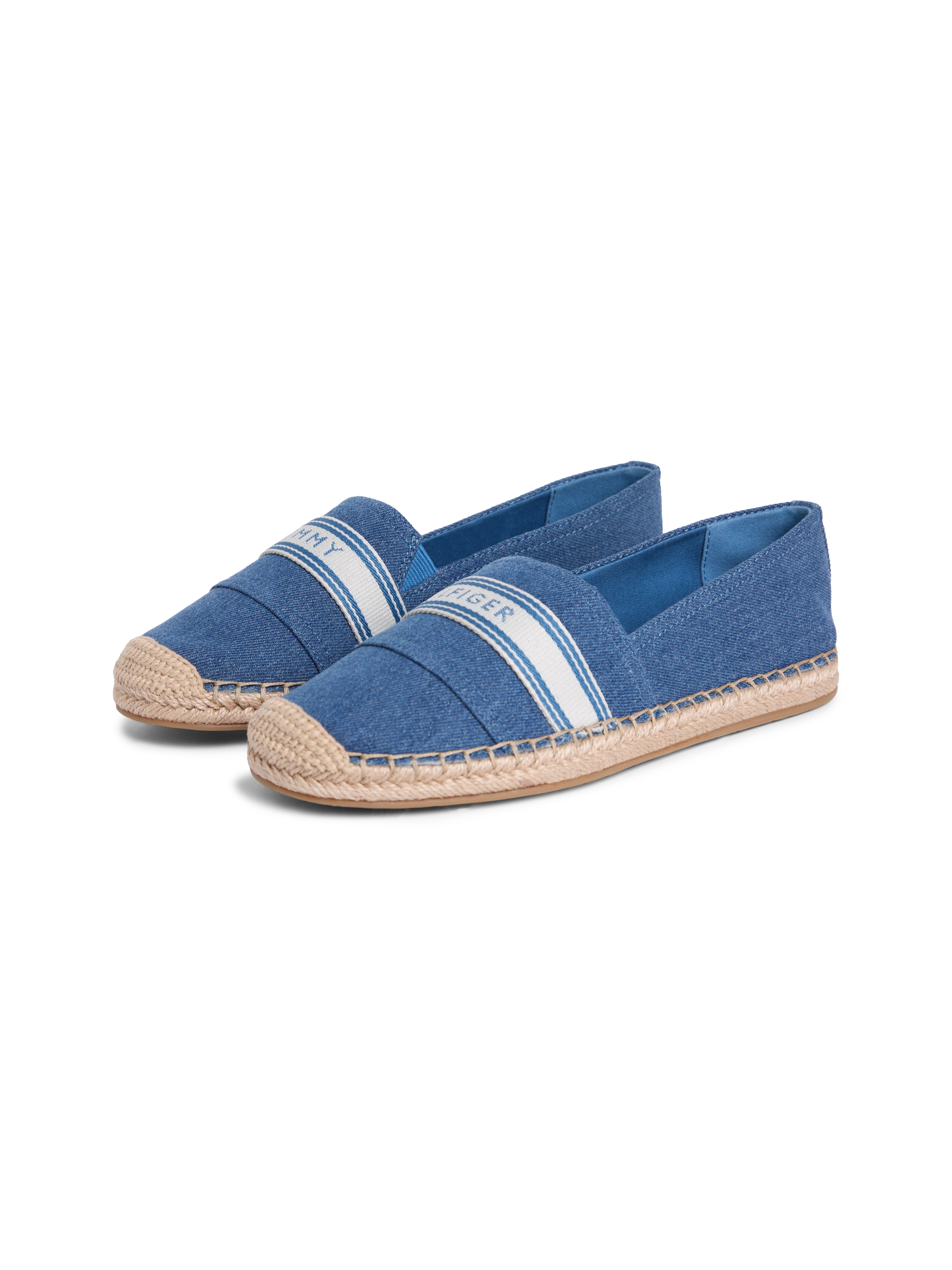 Image of Tommy Hilfiger Espadrille "HILFIGER WEBBING ESPADRILLE" Halbschuh, Schlupfschuh, Sommerschuh mit Logoschriftzug