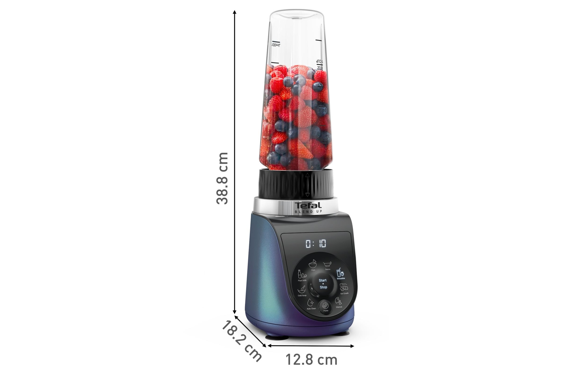Tefal Mixeur sur pied »BL19H4 Blend Up« 1000 W 8 programmes automatiques, compact, mode silence