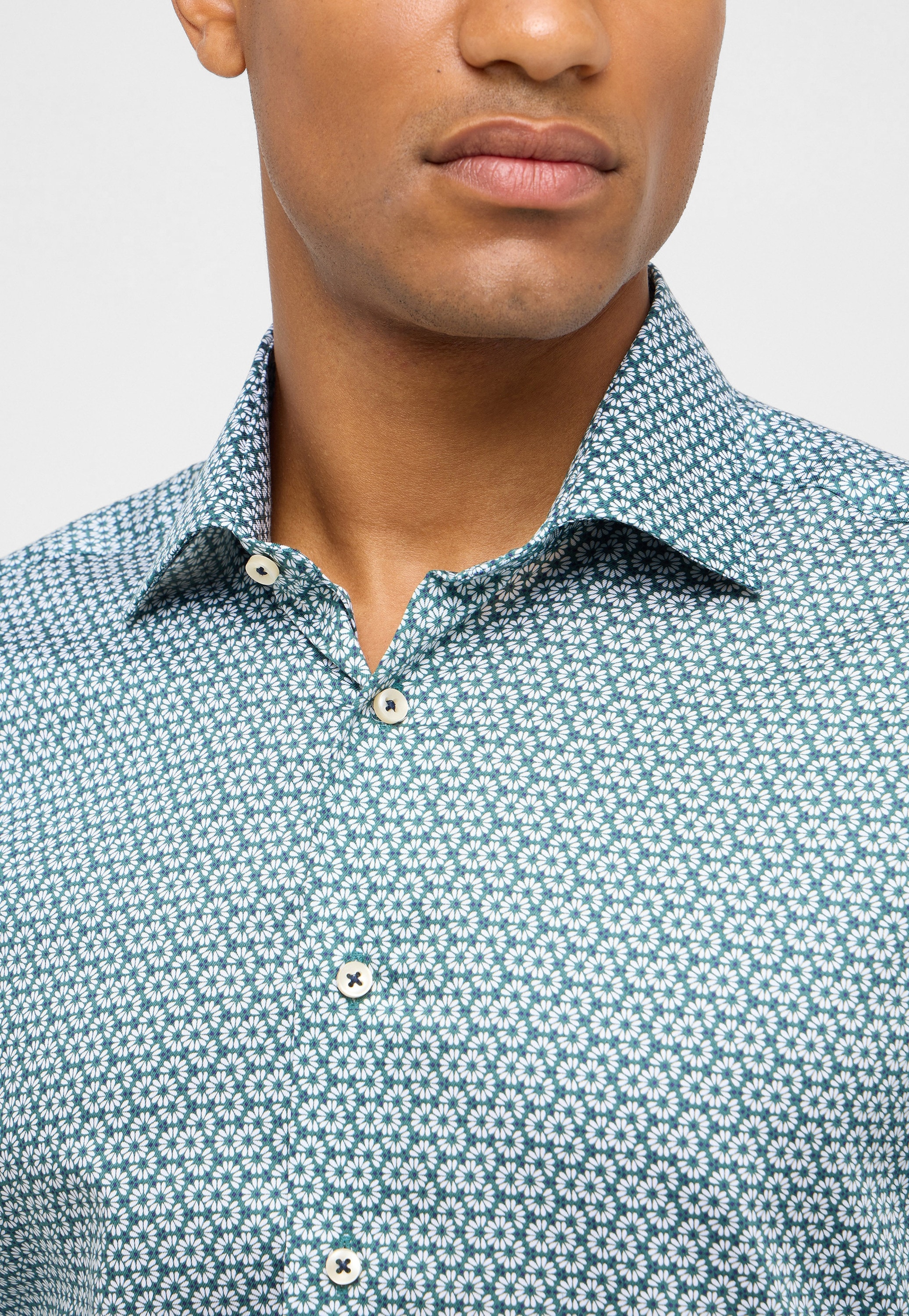 Eterna Langarmhemd »SLIM FIT«, NON IRON (bügelfrei)