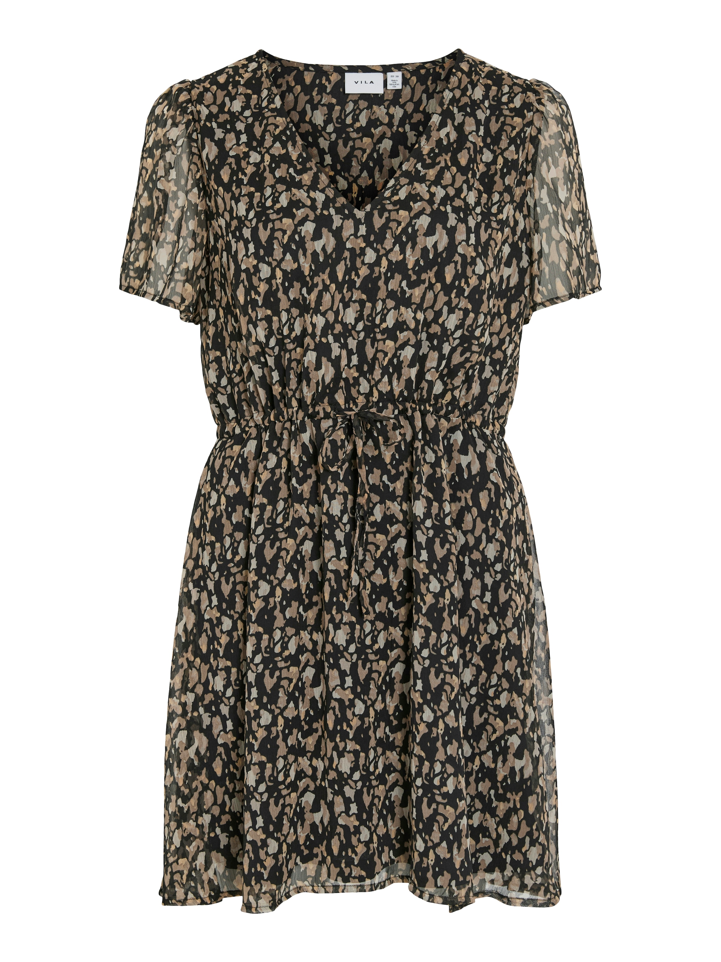 Vila Mini-robe »VIFALIA V-NECK S/S SHORT DRESS- NOOS« Sommerkleid,