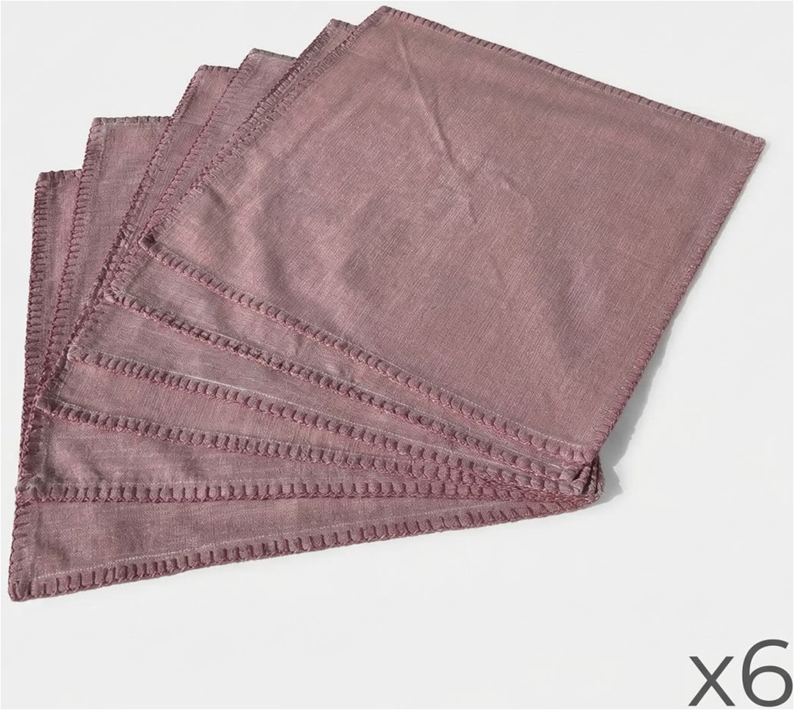 Image of Home affaire Serviettenhalter "Serviette in rose 6erSet"