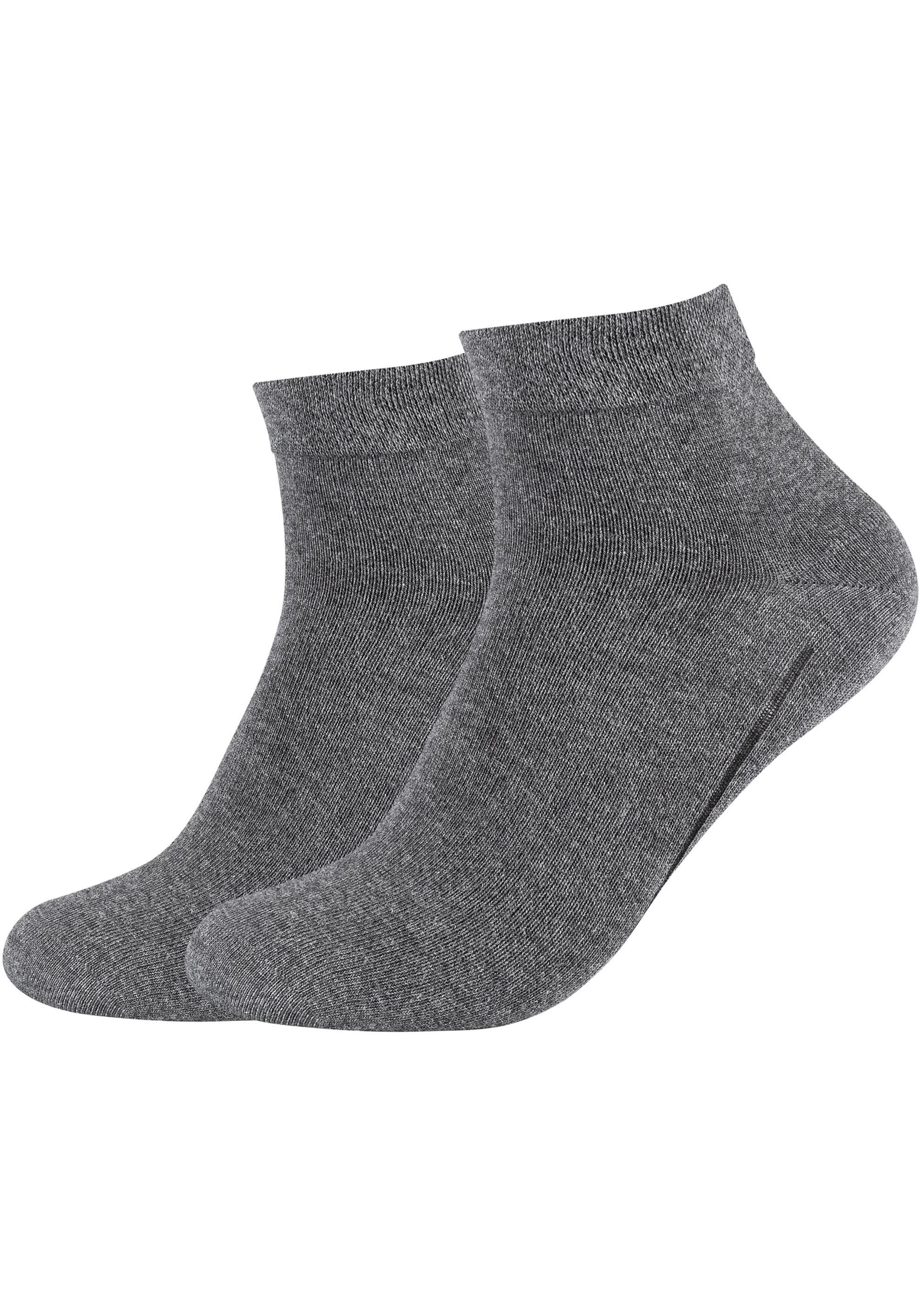 Camano Kurzsocken »ca-soft«, (4 Paar), mit weichen Komfortbündchen