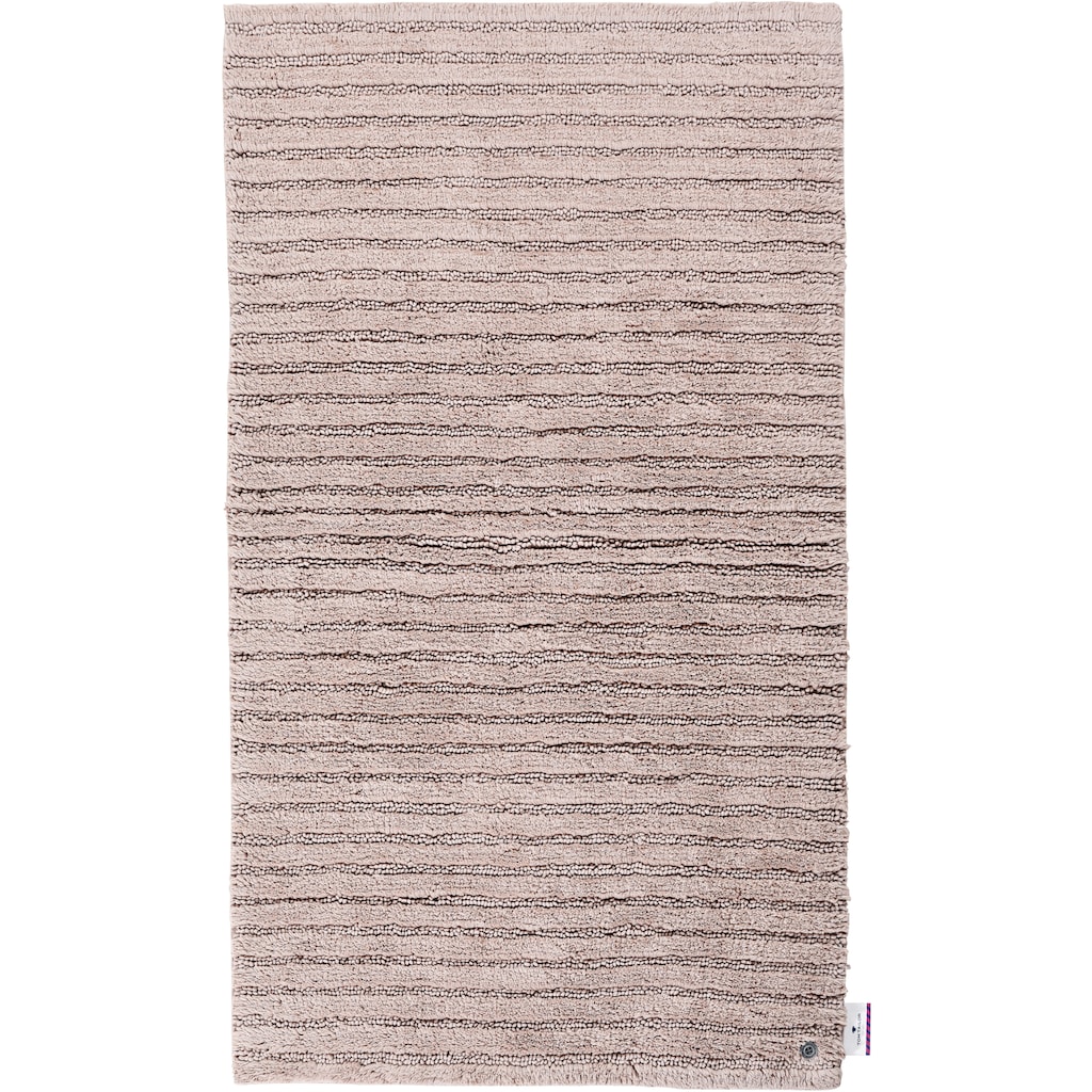 TOM TAILOR HOME Badematte »Cotton Stripes«, Höhe 20 mm, rutschhemmend beschichtet, fussbodenheizungsgeeignet-strapazierfähig